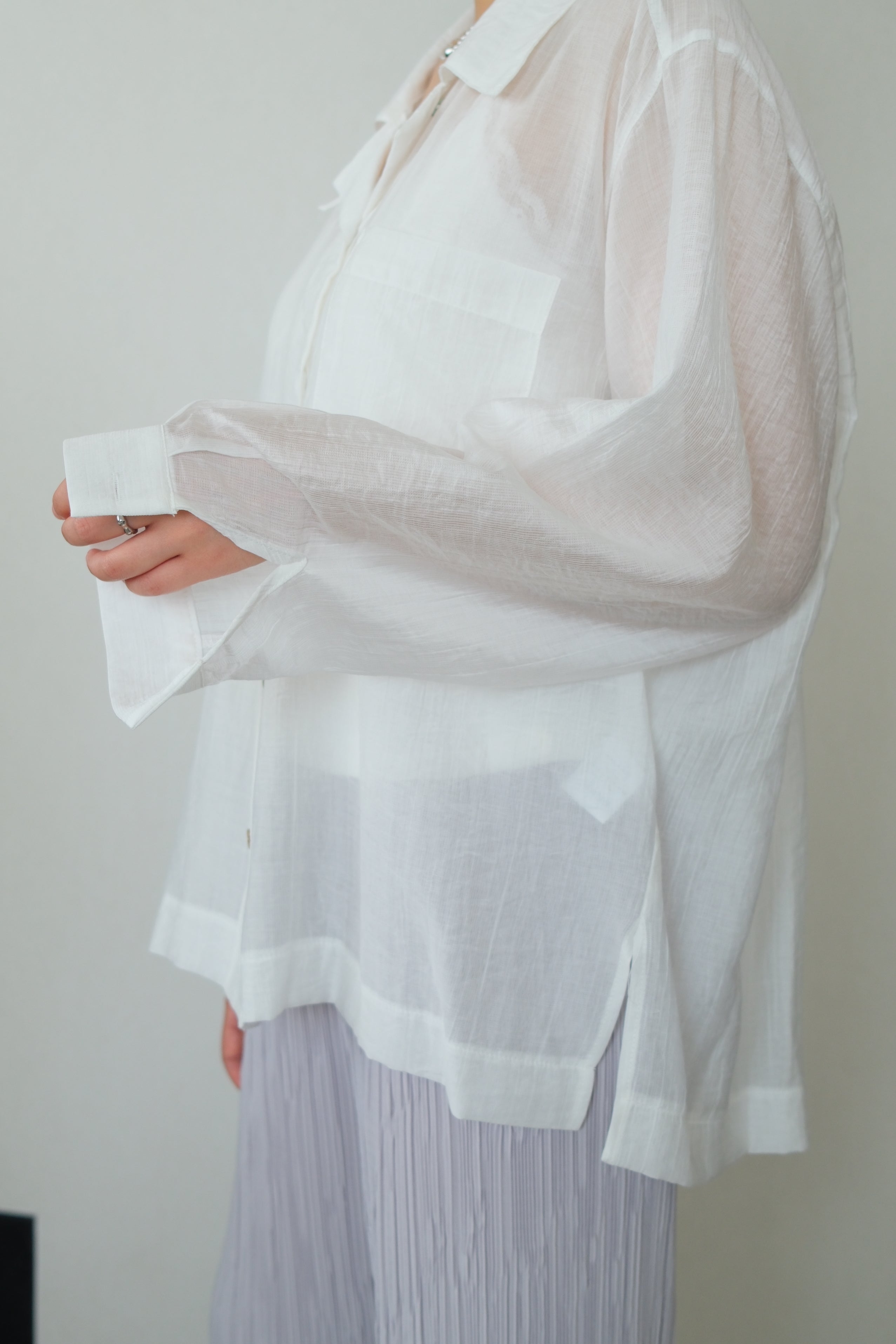Vivienne Crushed Satin Shirt