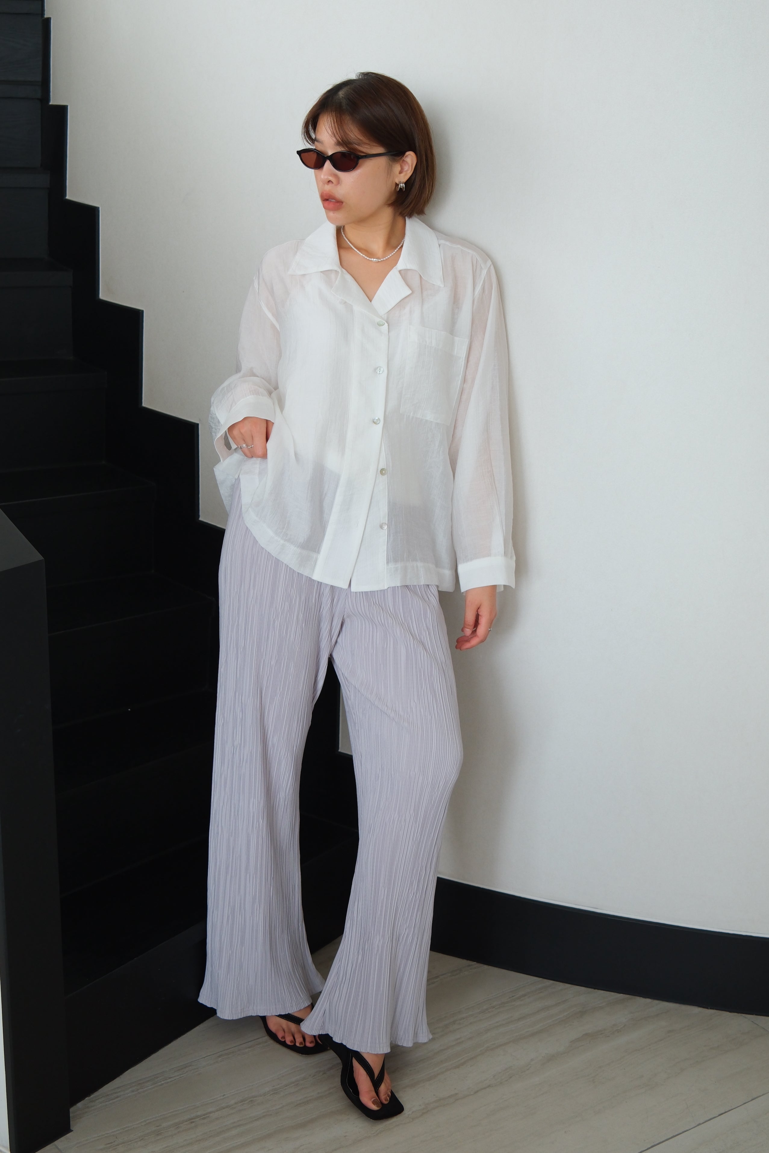 Vivienne Crushed Satin Shirt