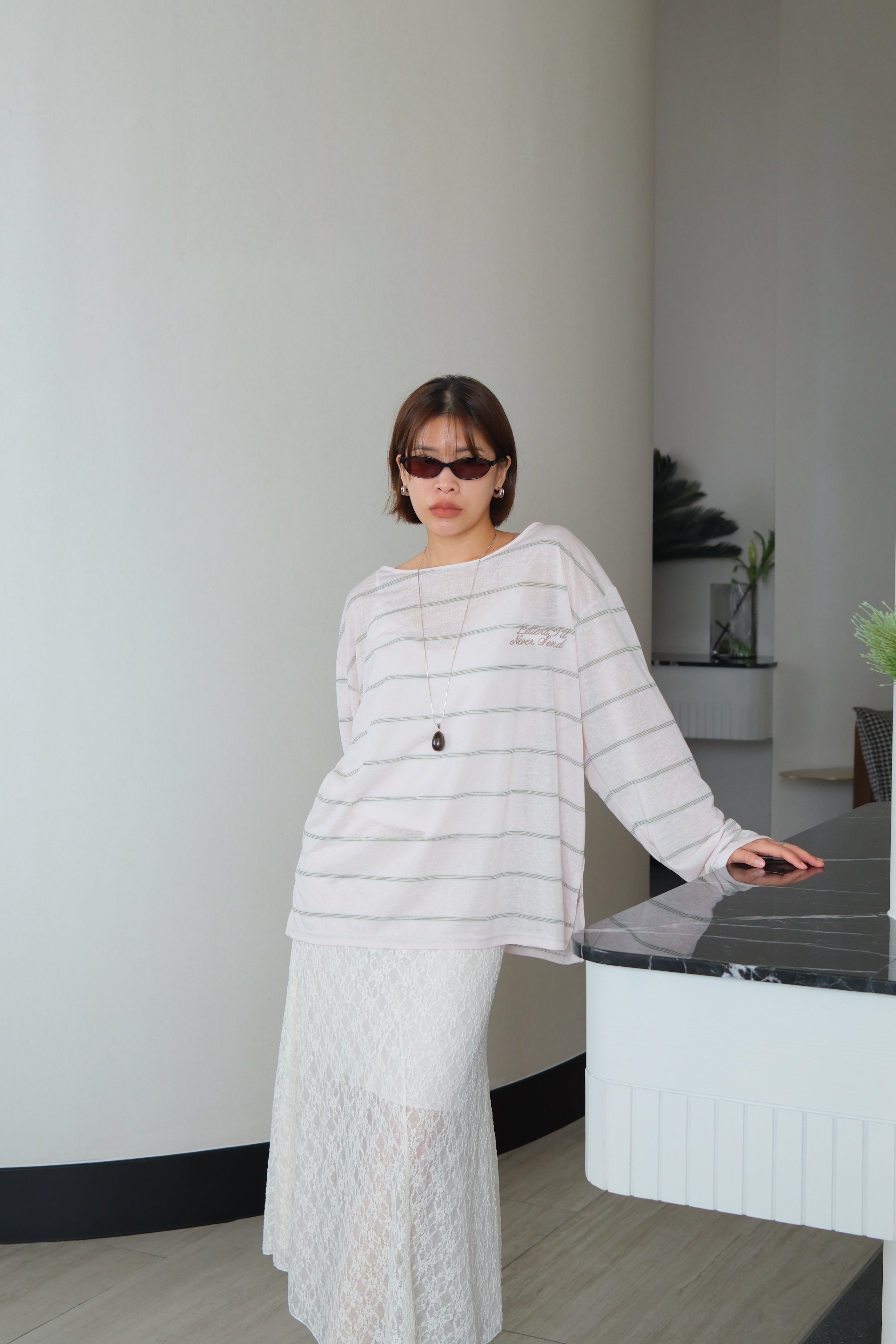 Mina Relaxed Stripe Blouse