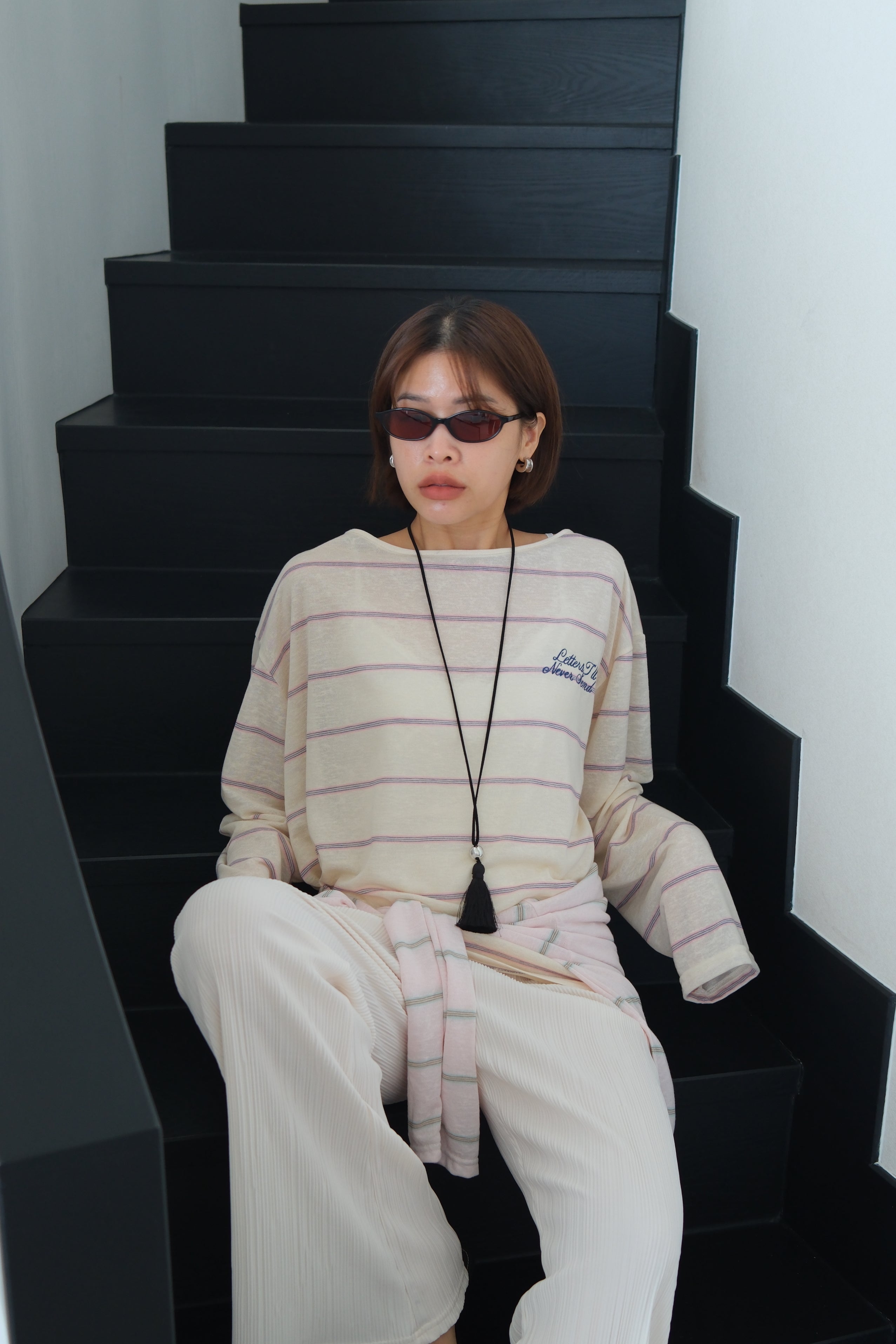 Mina Relaxed Stripe Blouse