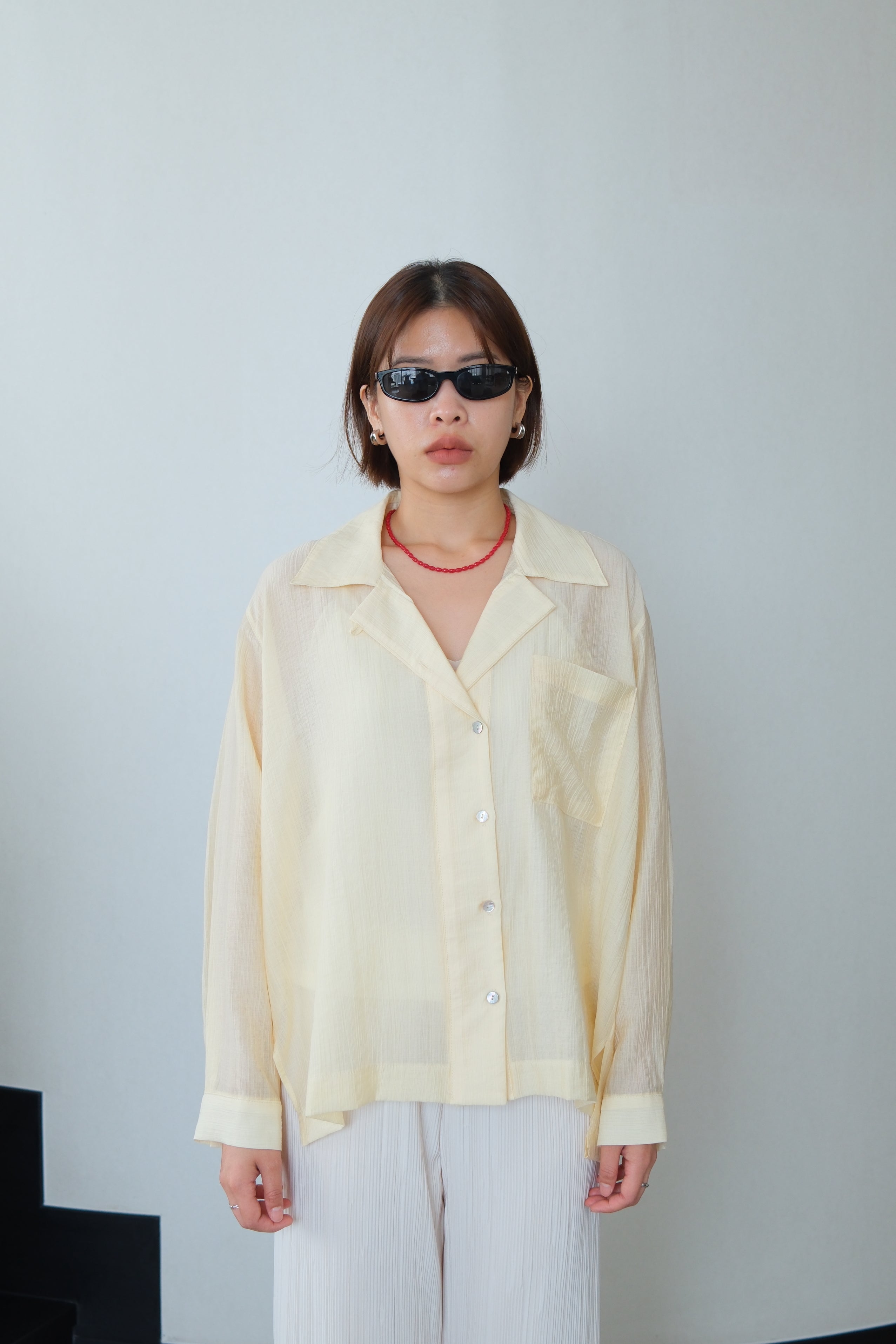 Vivienne Crushed Satin Shirt