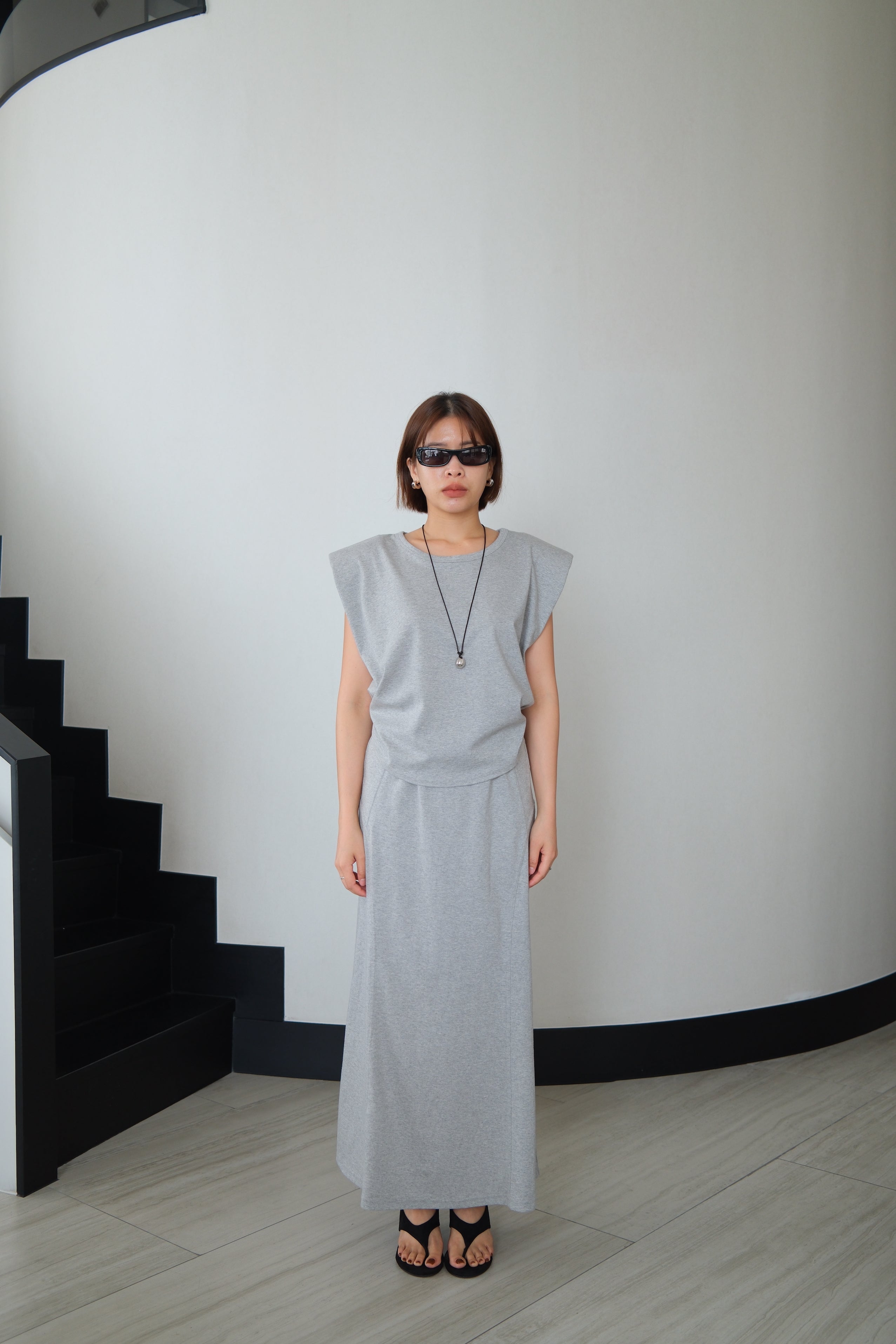 Pure Cotton Maxi Skirt
