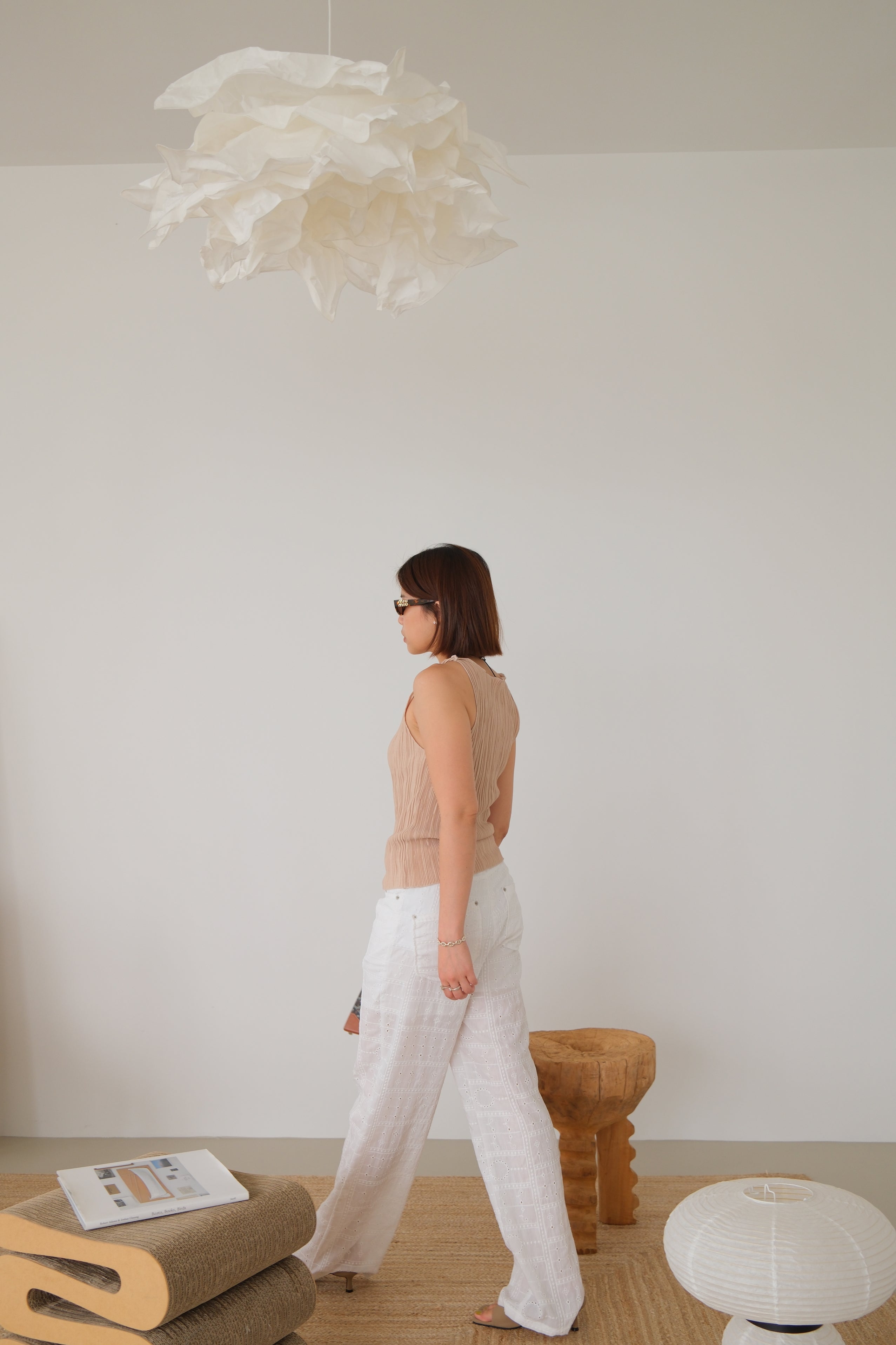 Pleated Muse Halter Top