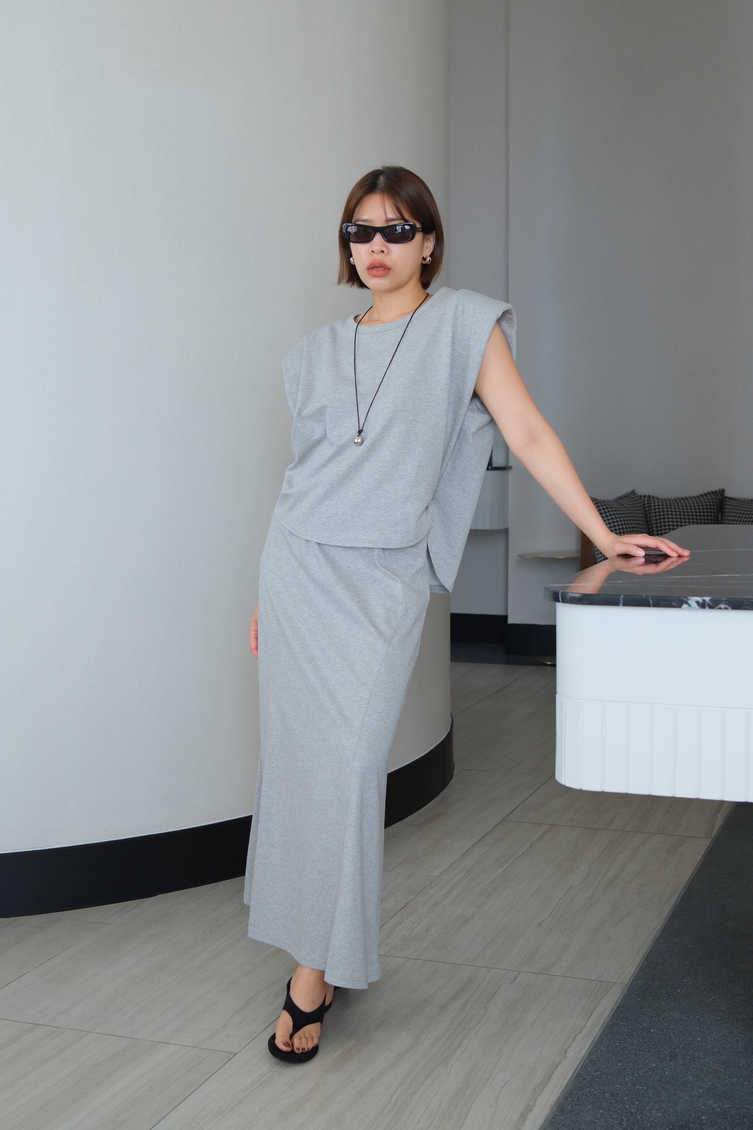 Pure Cotton Maxi Skirt