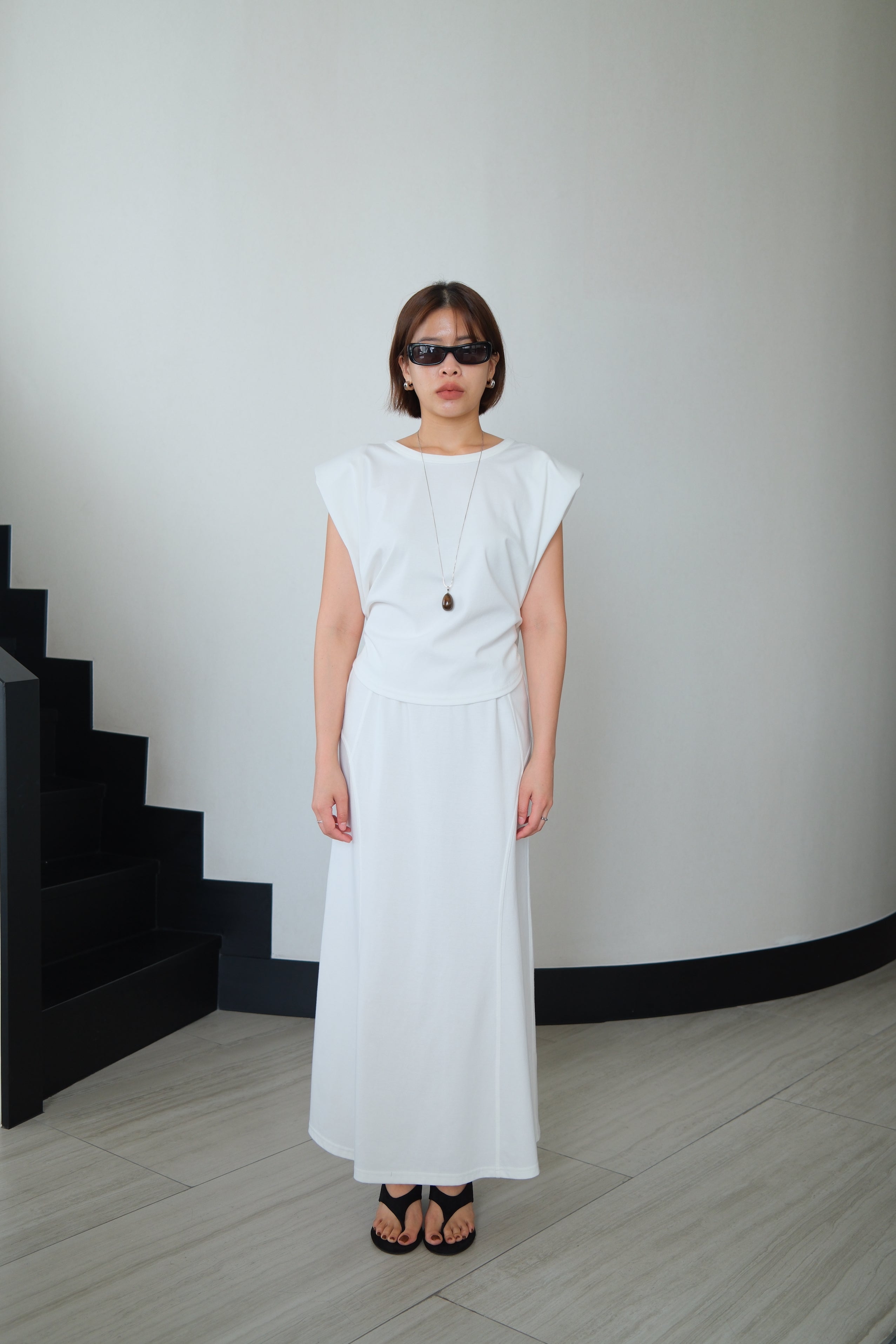 Pure Cotton Maxi Skirt