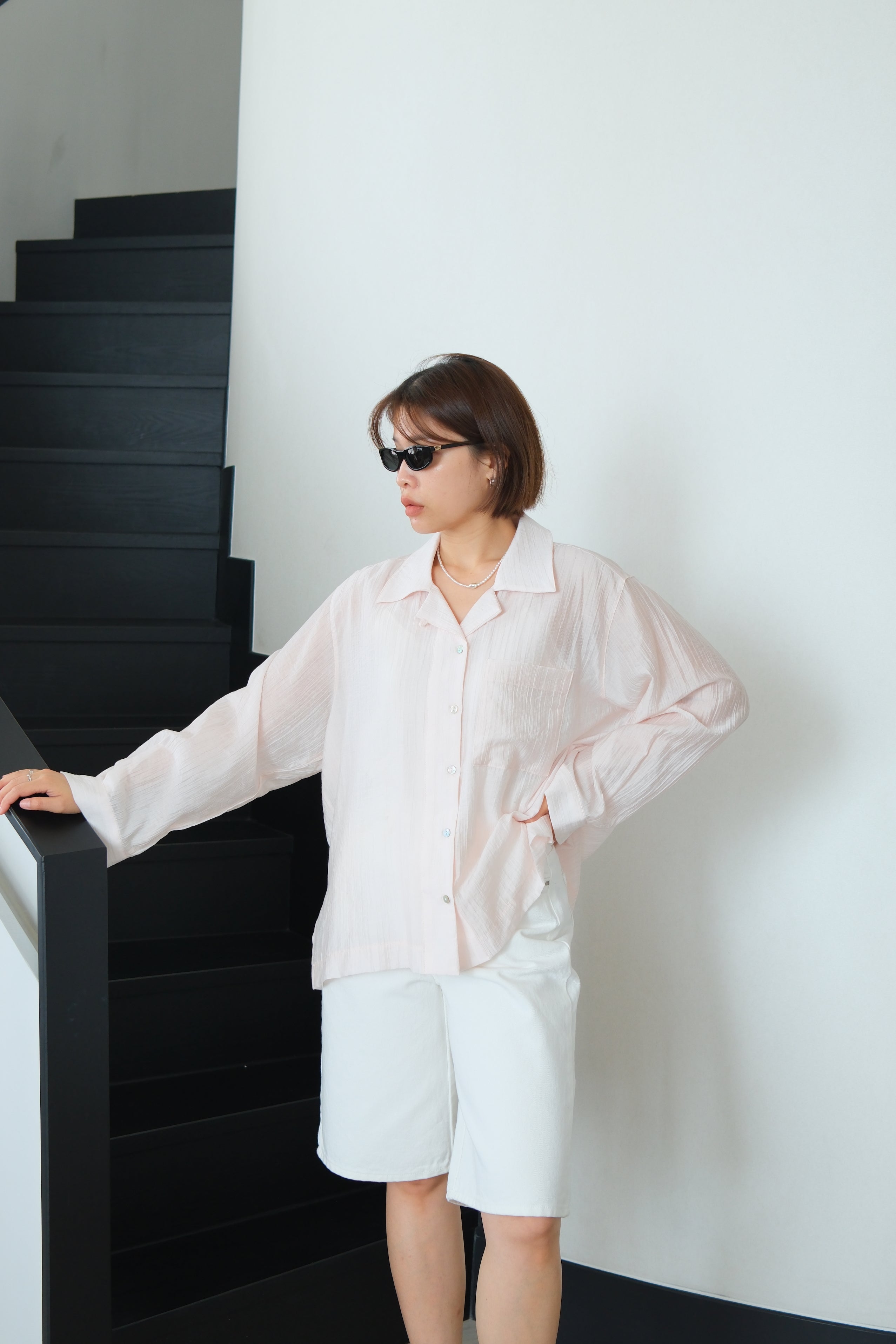 Vivienne Crushed Satin Shirt