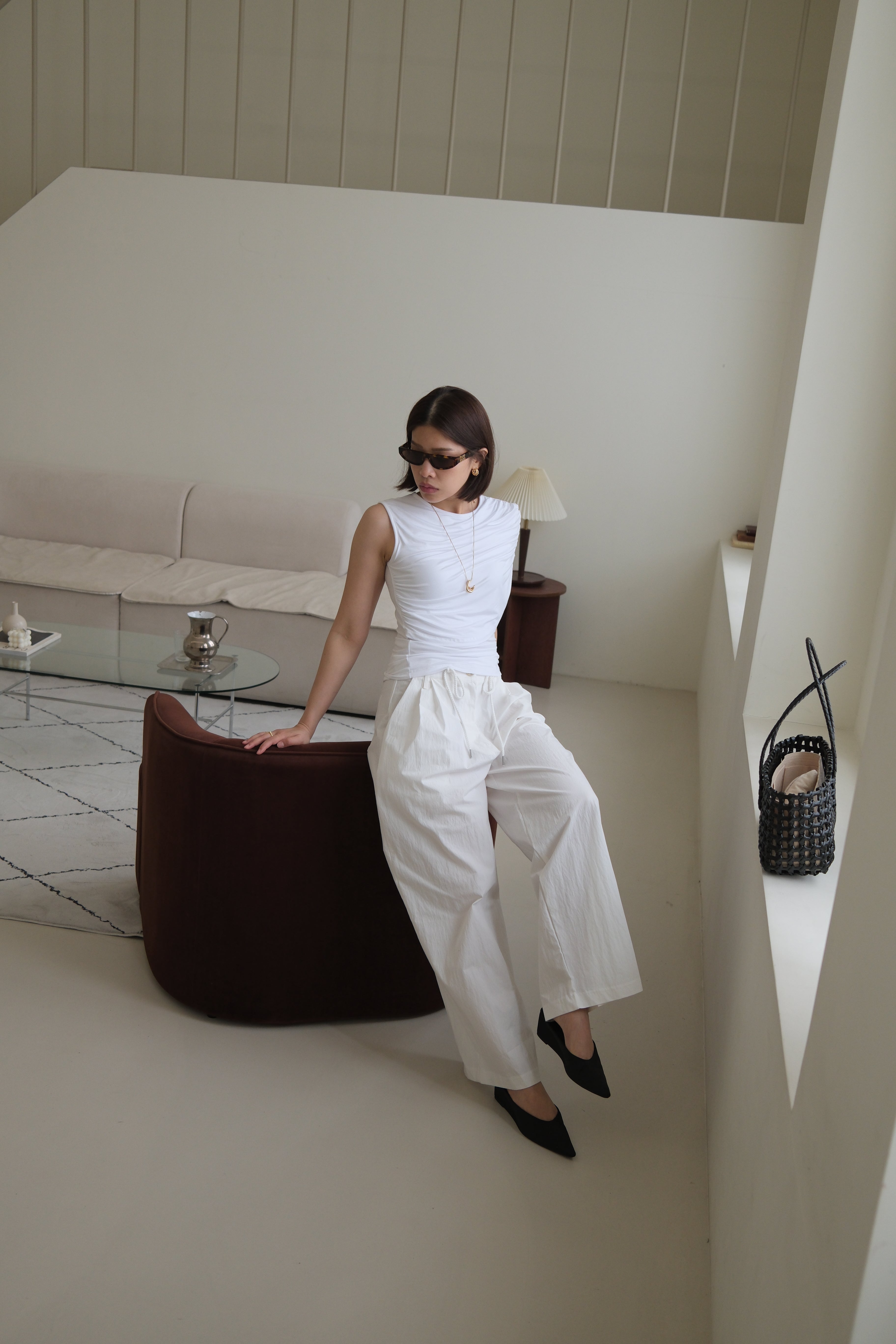 Kiso straight pants