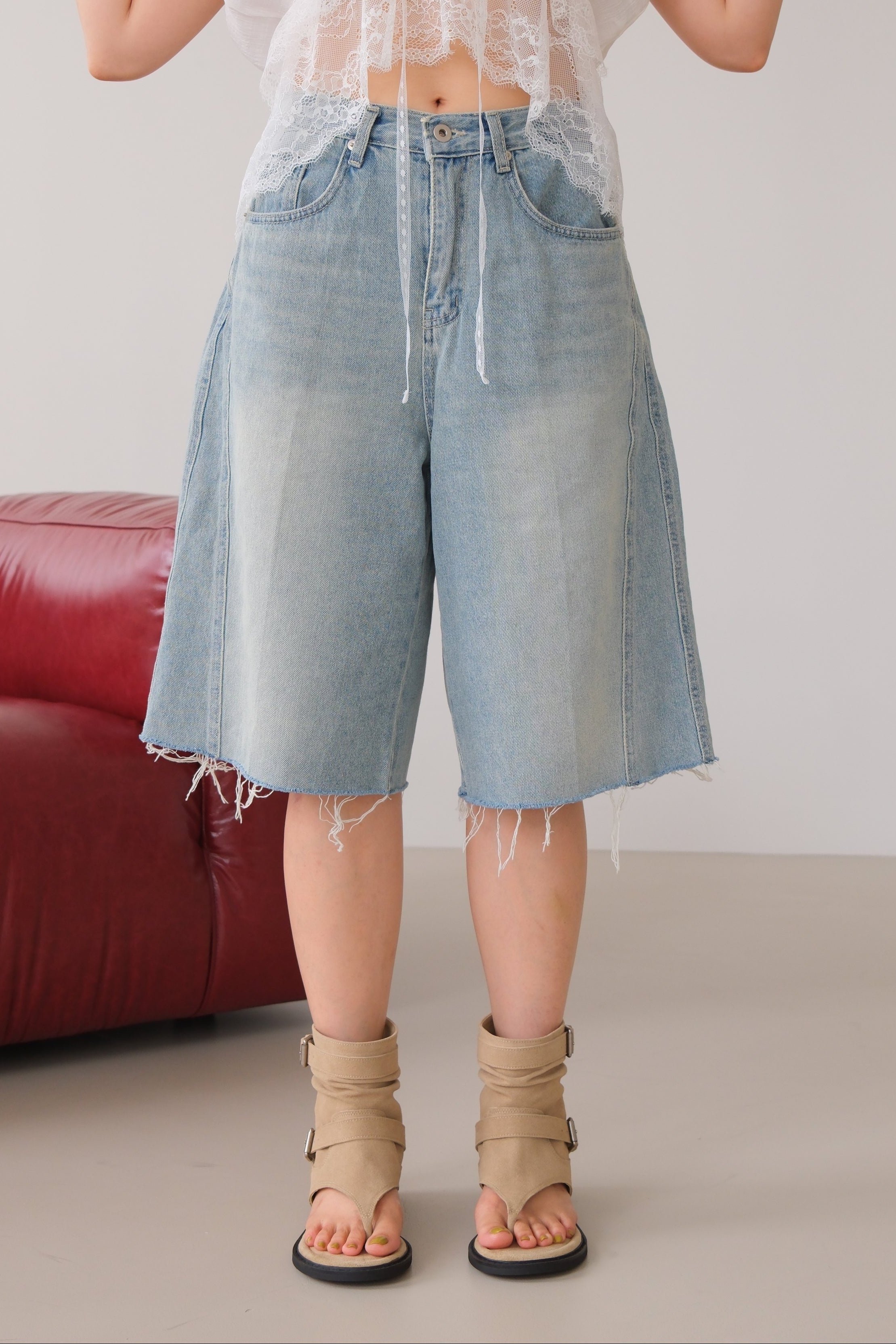Salty Fringe Jorts