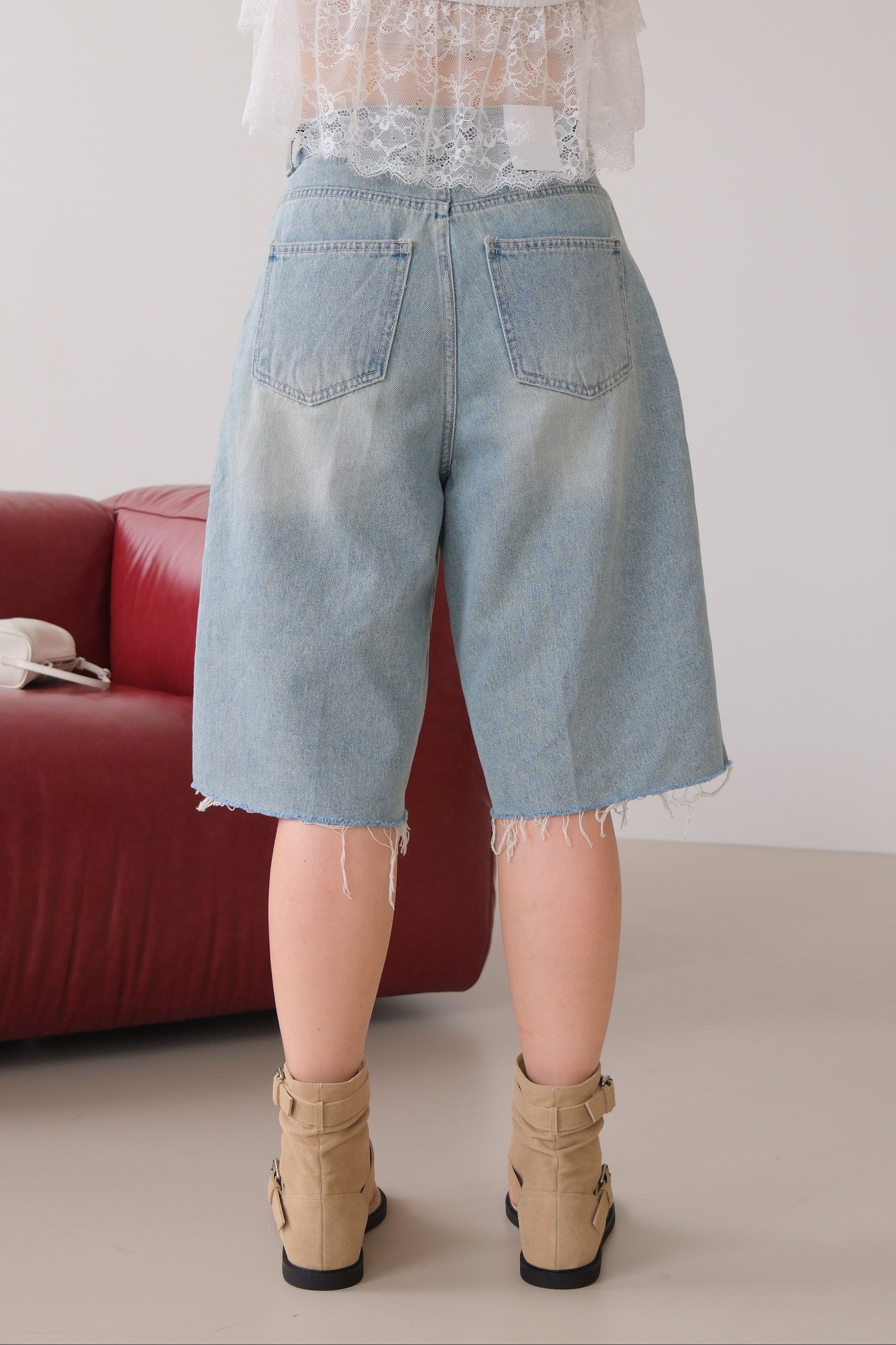 Salty Fringe Jorts