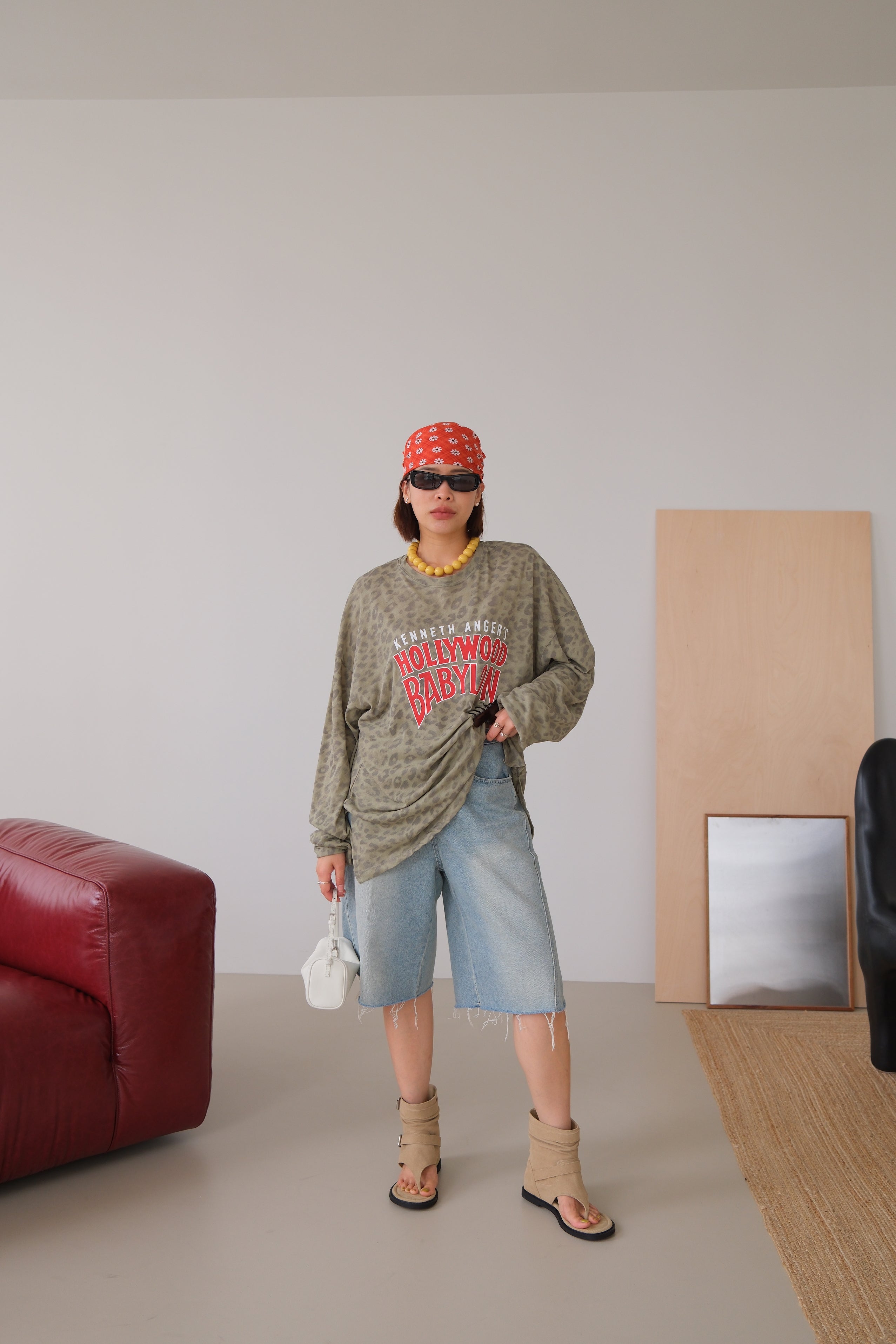 Babylon Leopard Long sleeve Tee