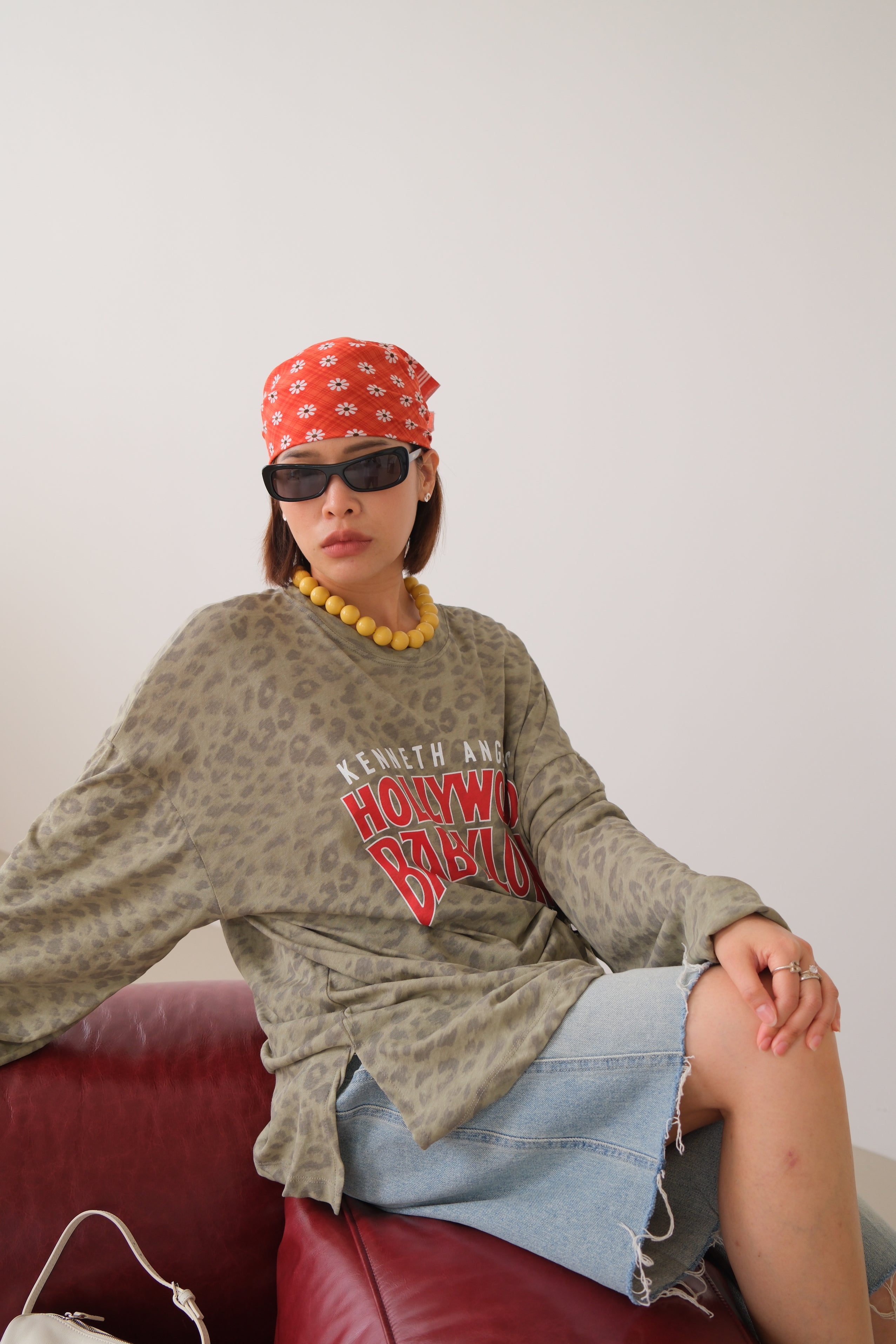 Babylon Leopard Long sleeve Tee