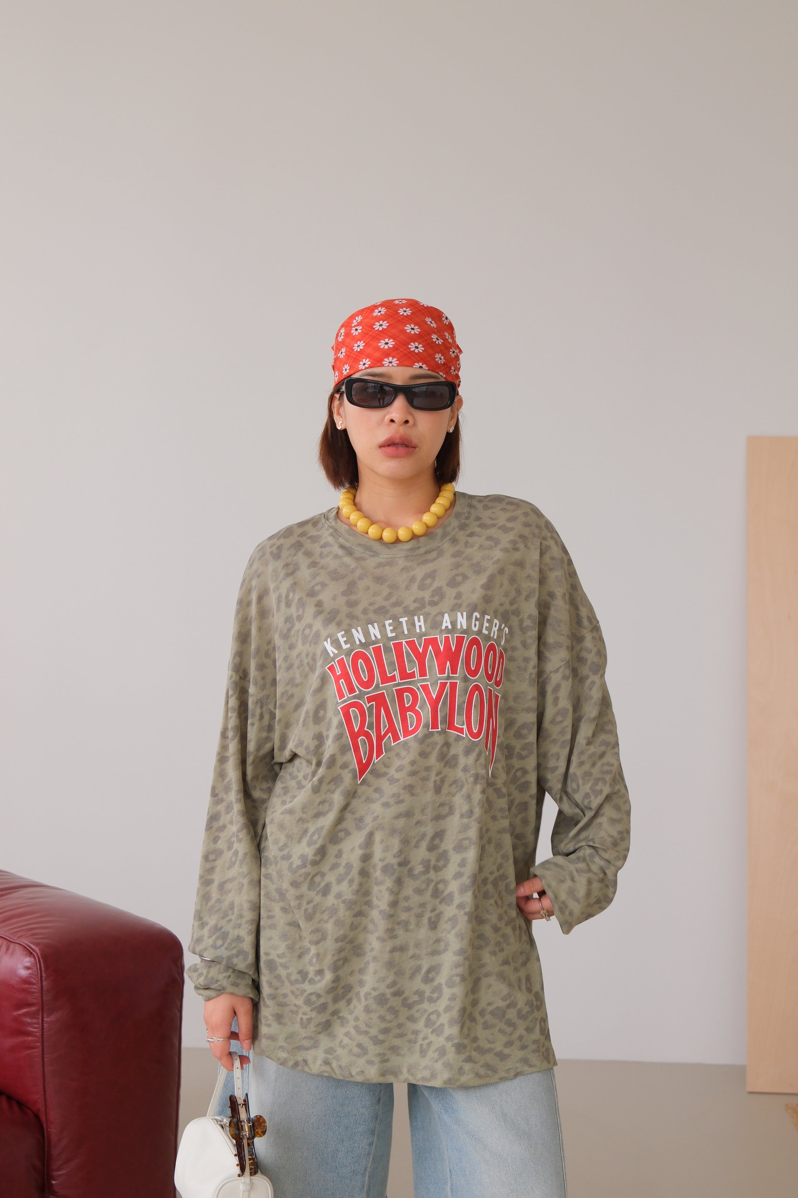 Babylon Leopard Long sleeve Tee