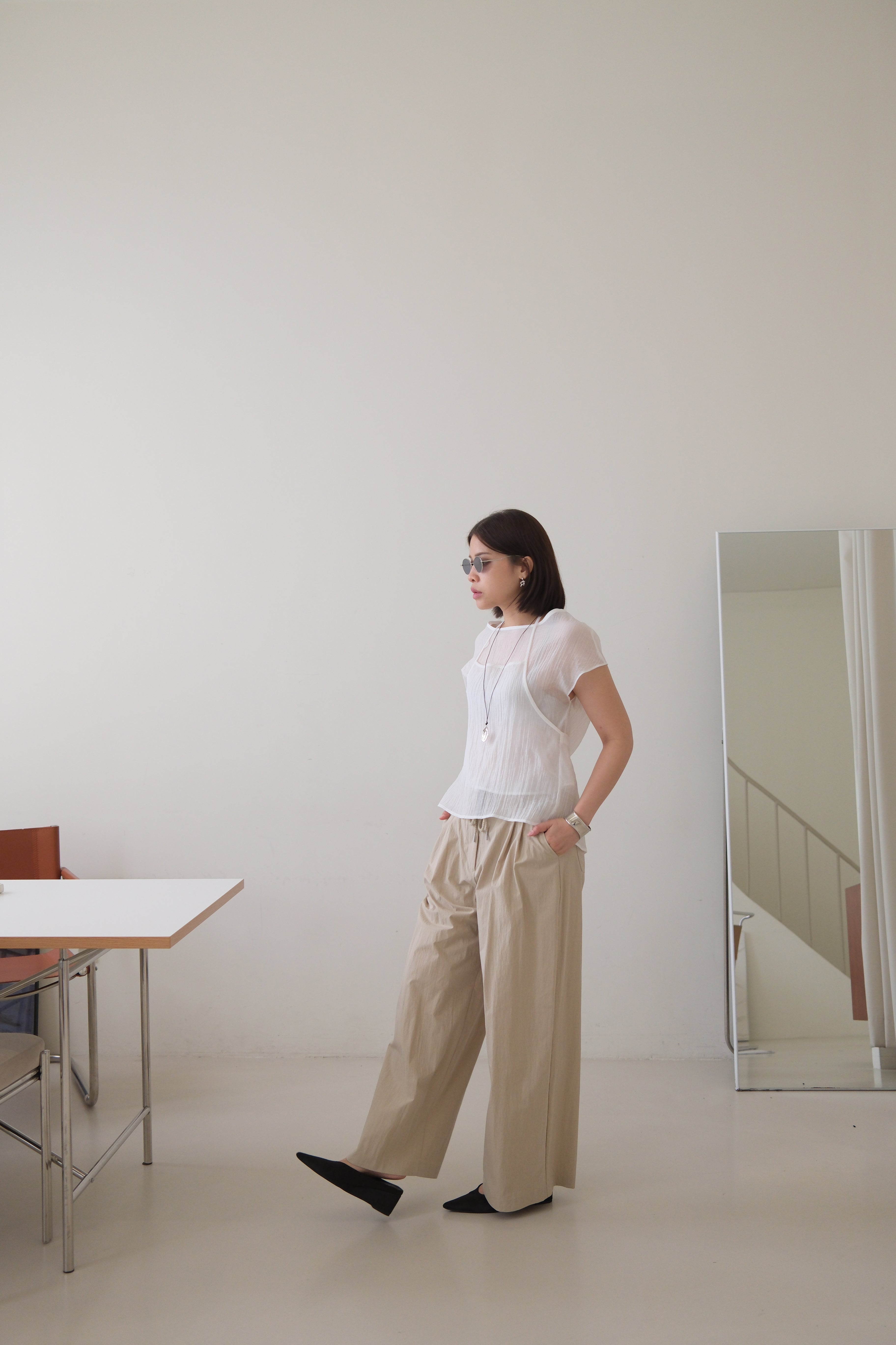 Kiso straight pants