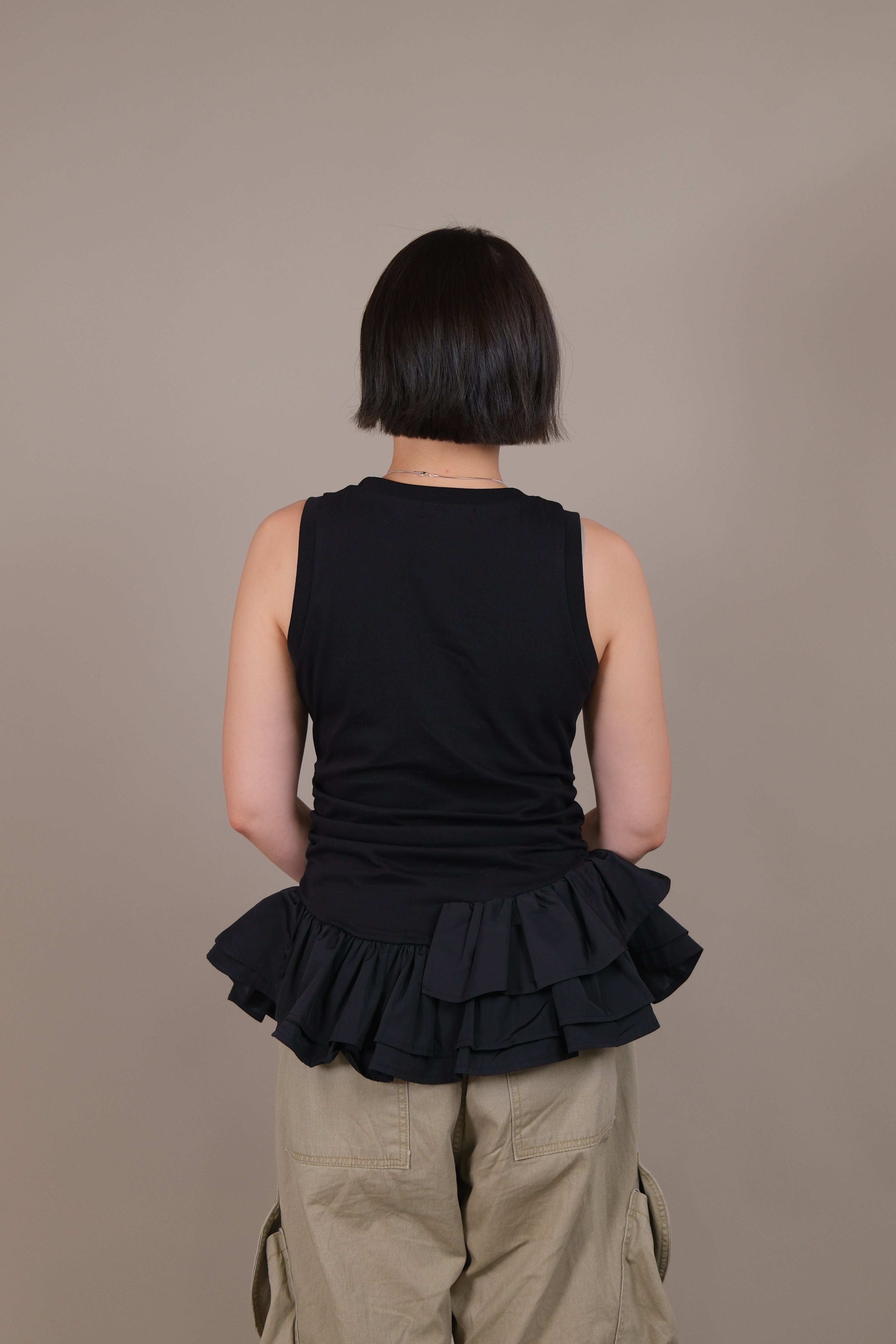 Capri Ruffled Ruched Tank