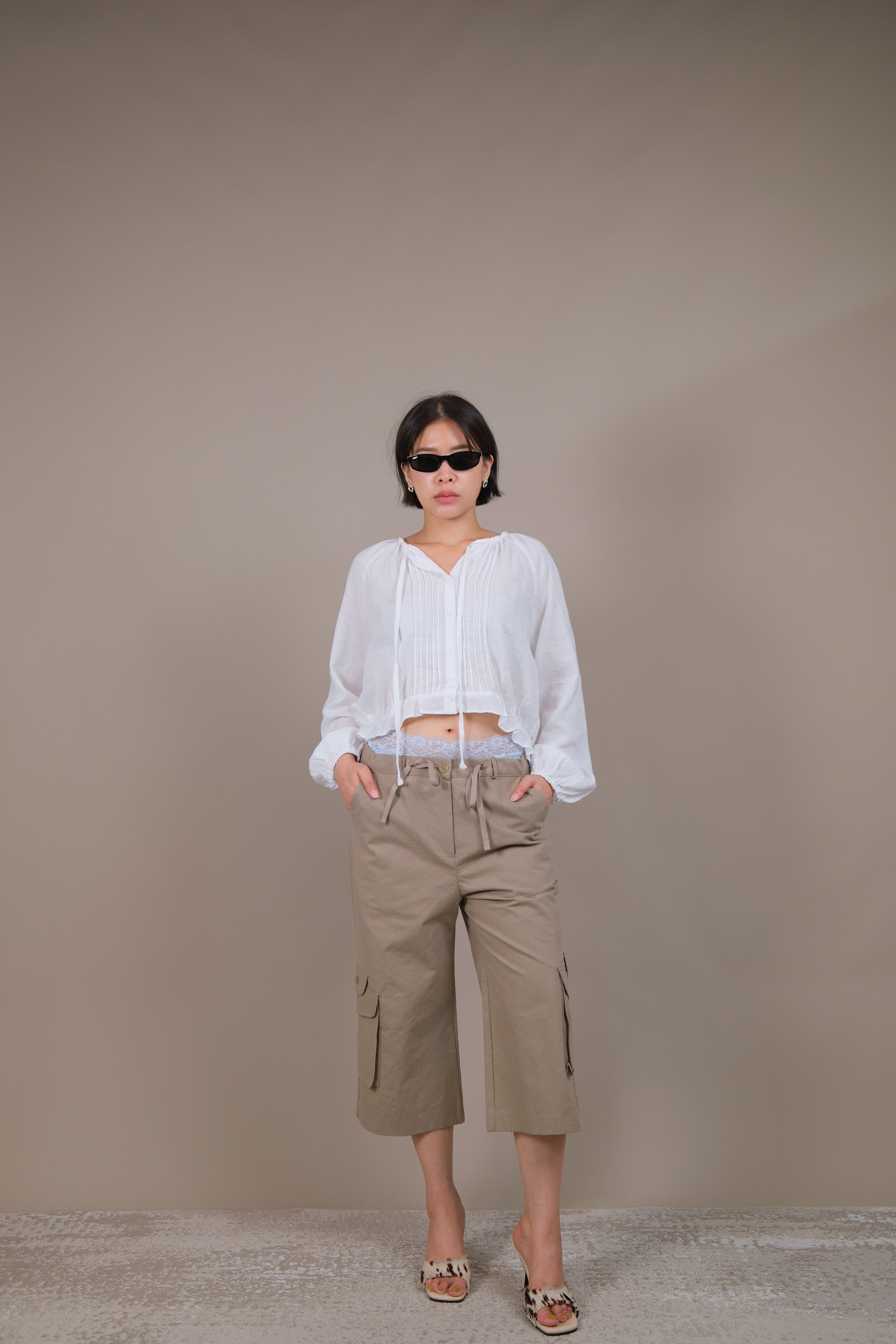 Slouchy Crop Cargo
