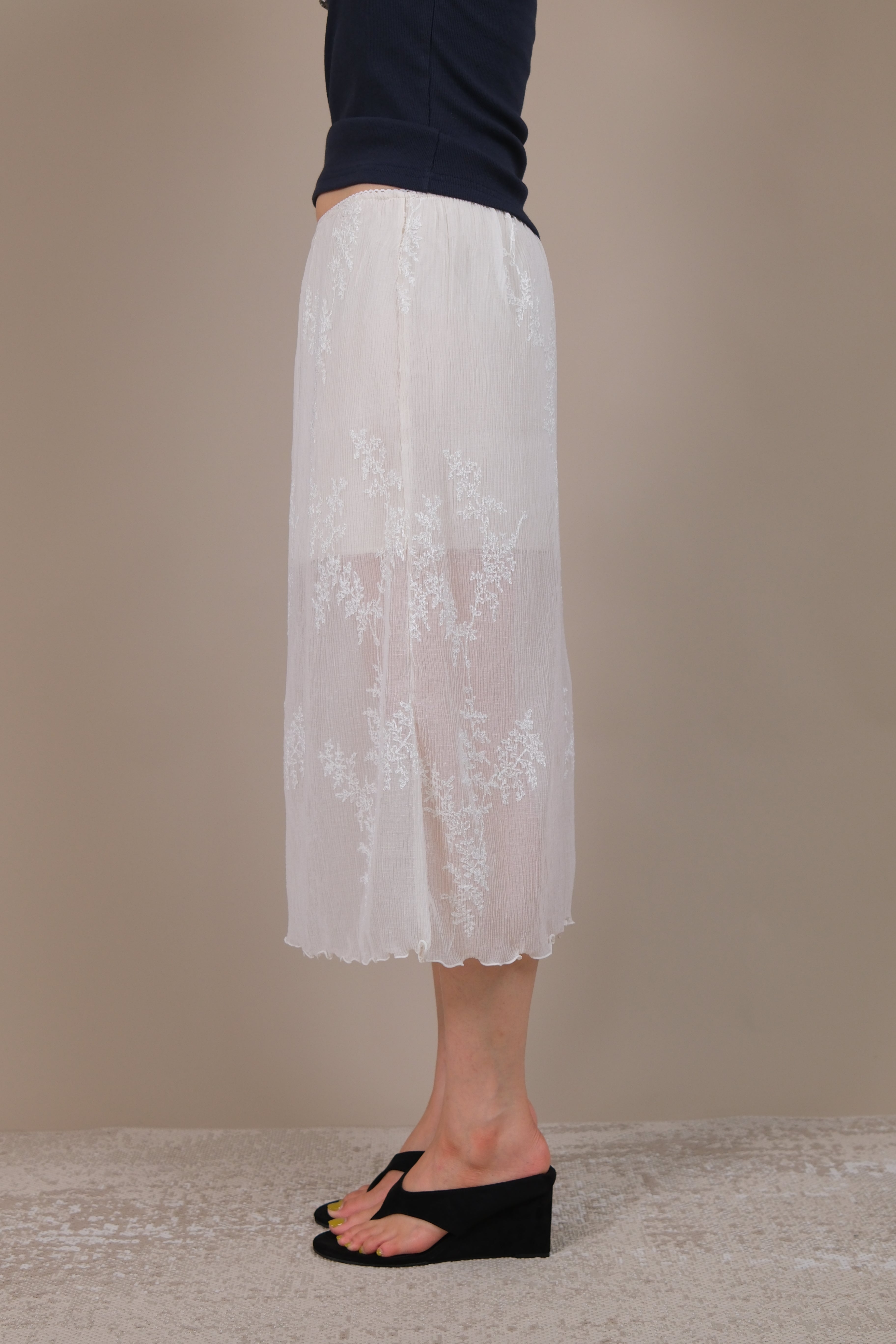 Riviera Sheer Lace Skirt