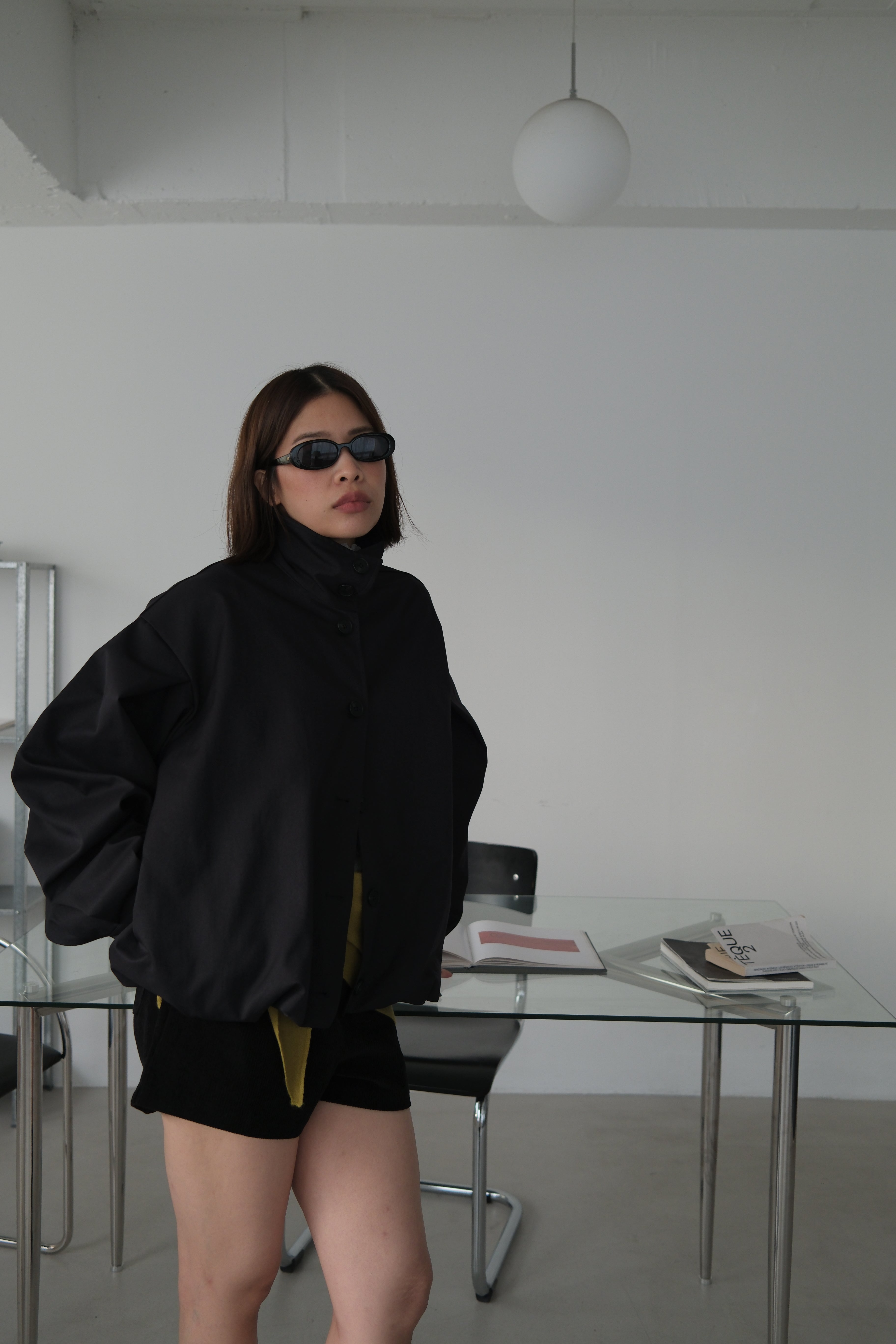 Rotti Funnel neck bomber jacket