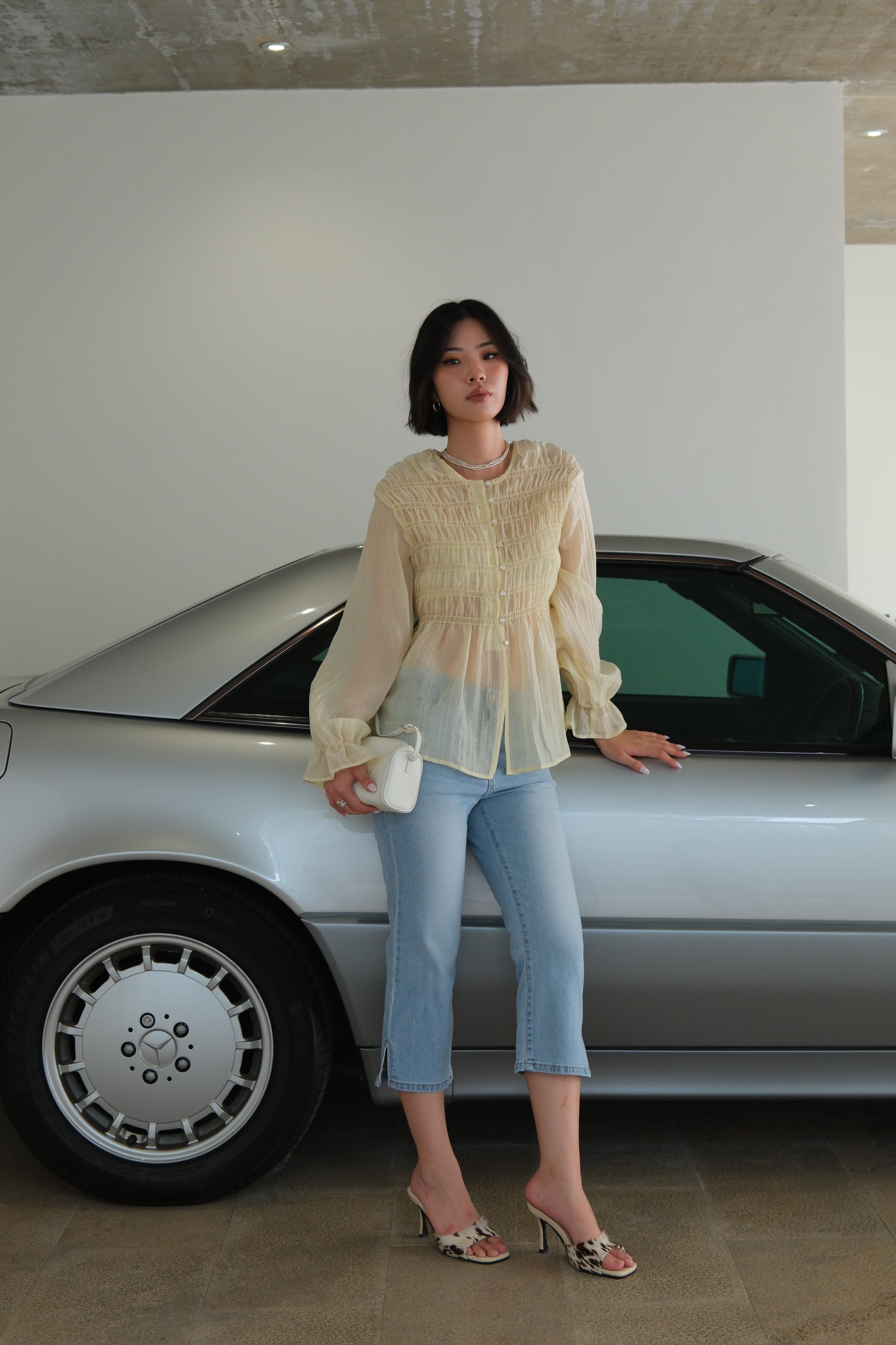 Mila Stretch Capri Denim