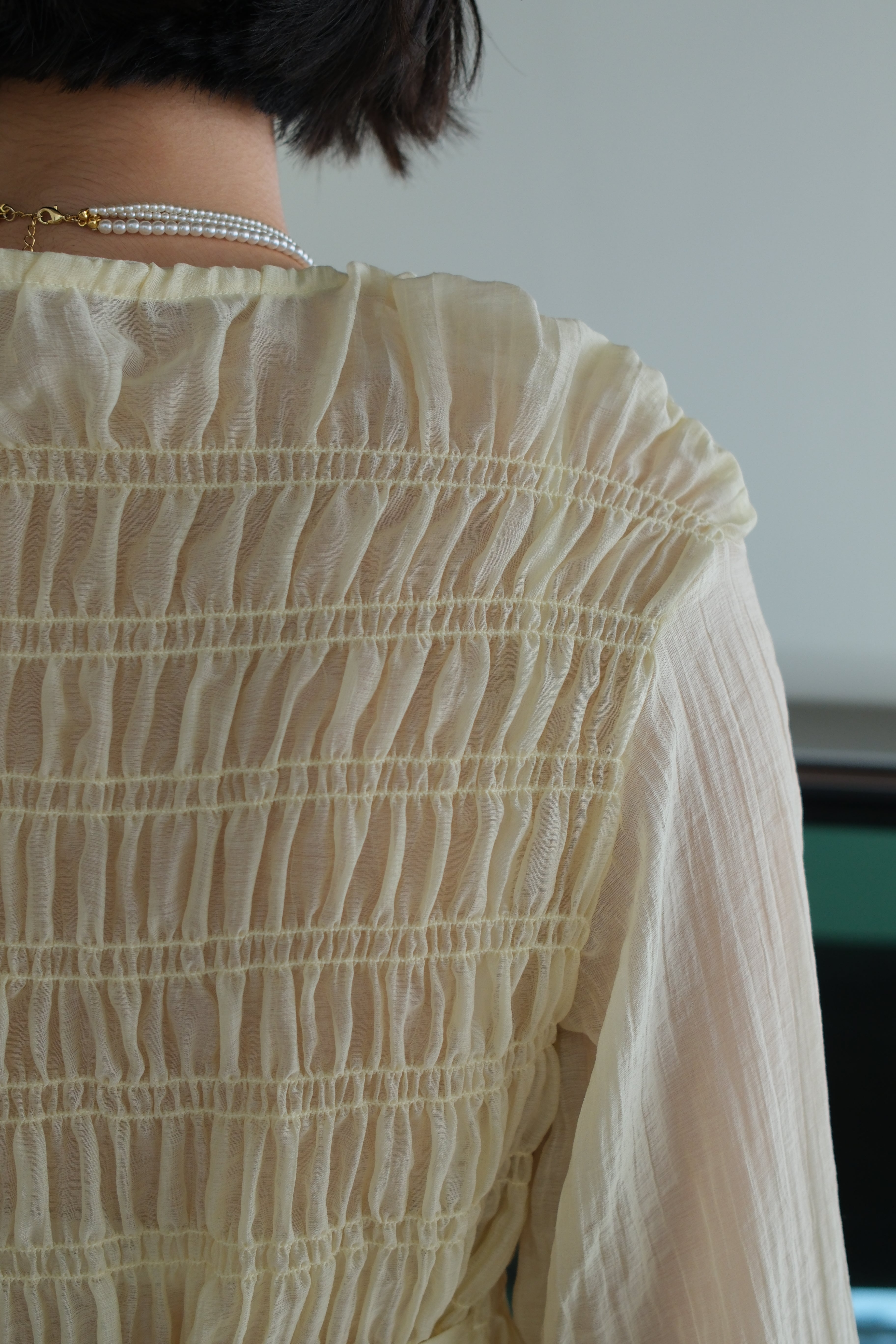 Fairy Smocked Flowy Blouse