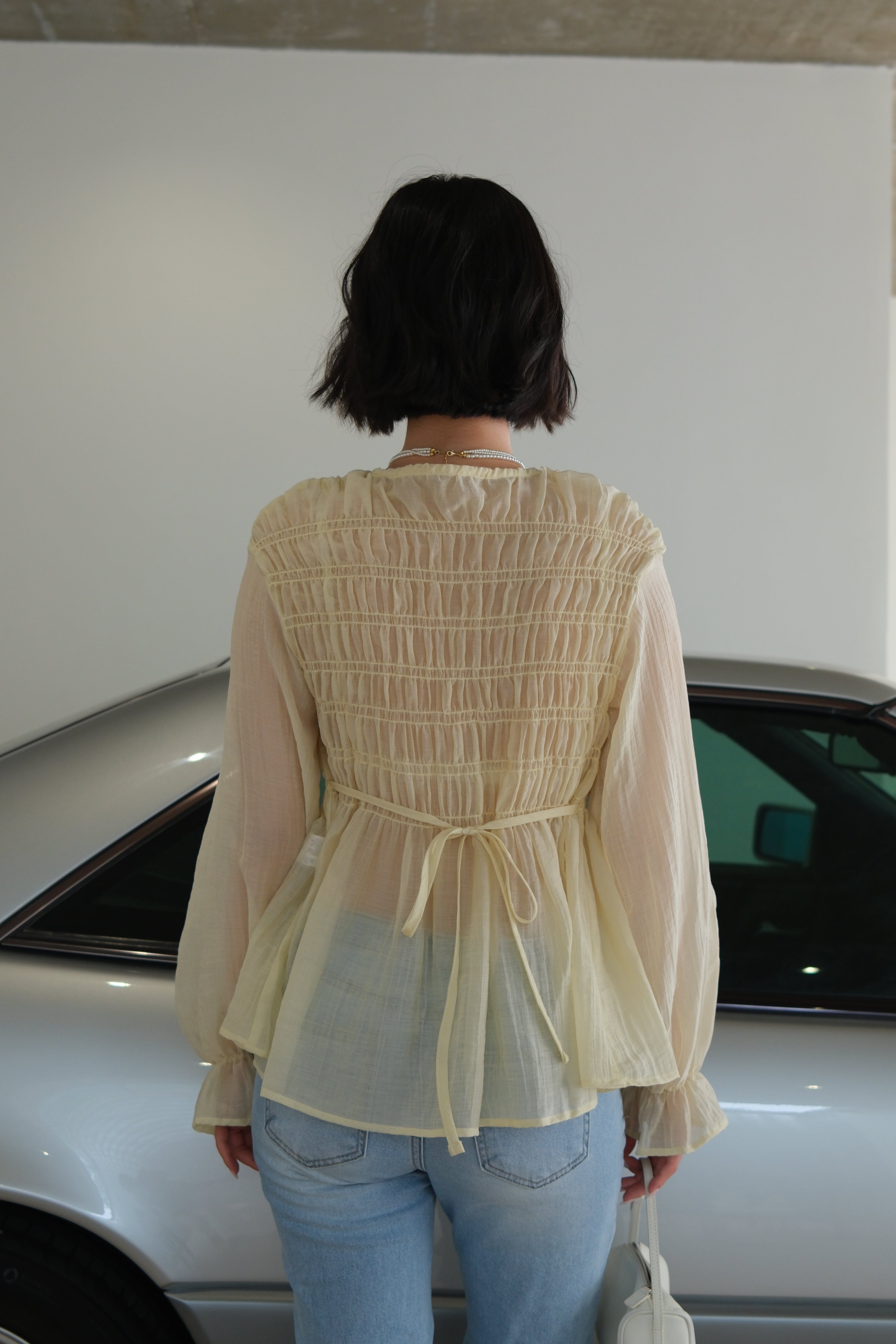 Fairy Smocked Flowy Blouse