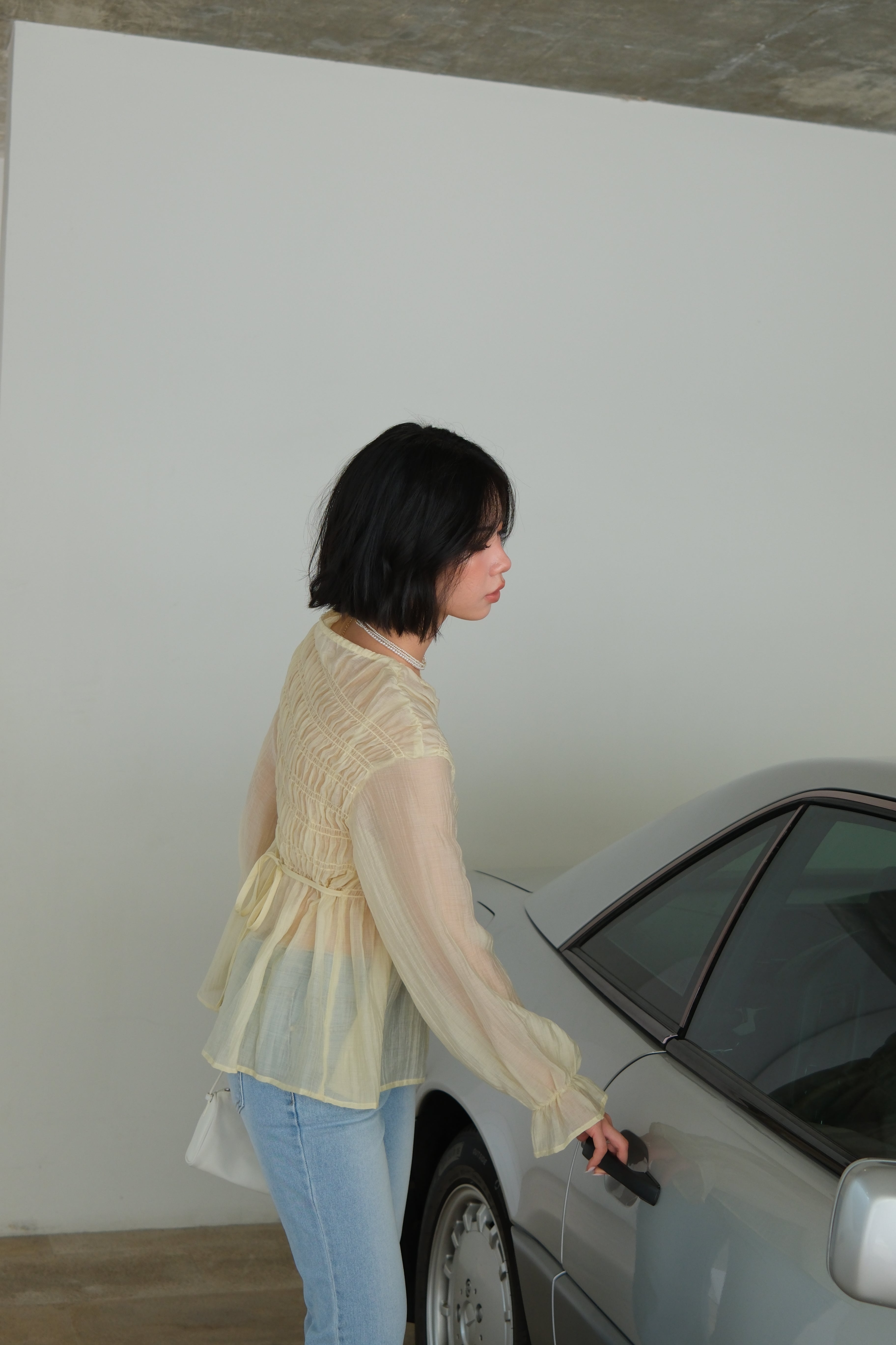 Fairy Smocked Flowy Blouse