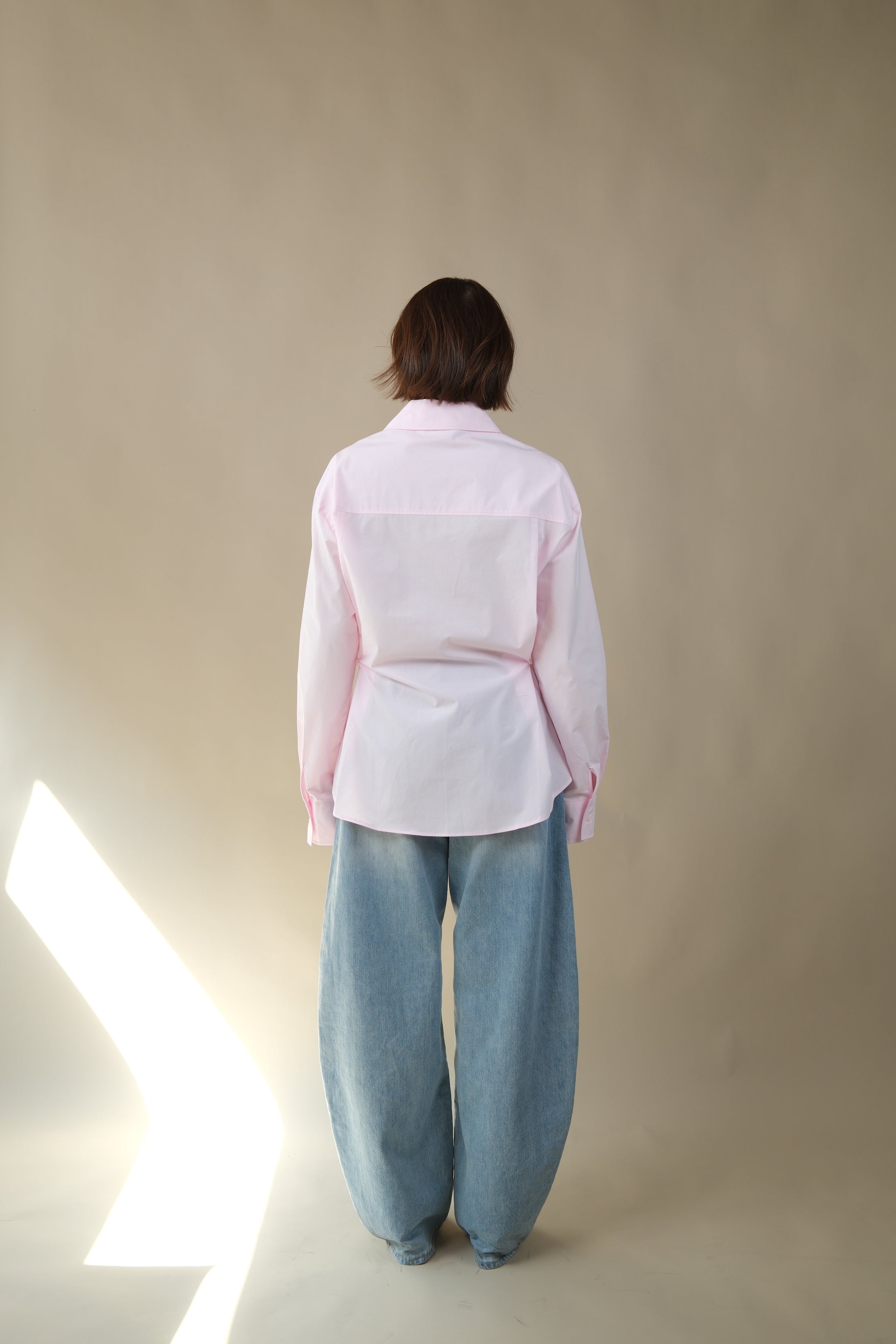 Jolin adjustable waist pocket shirt