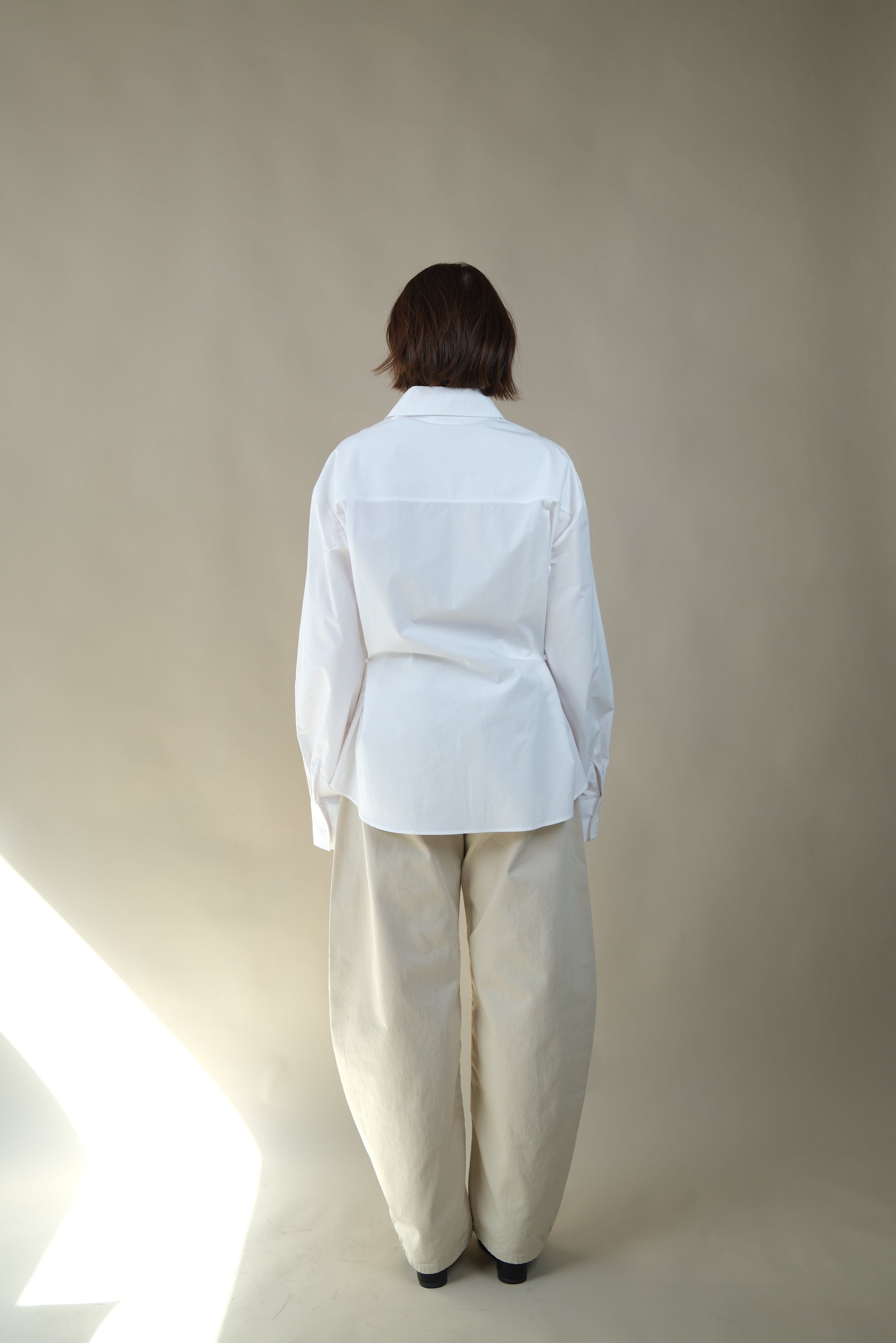 Jolin adjustable waist pocket shirt