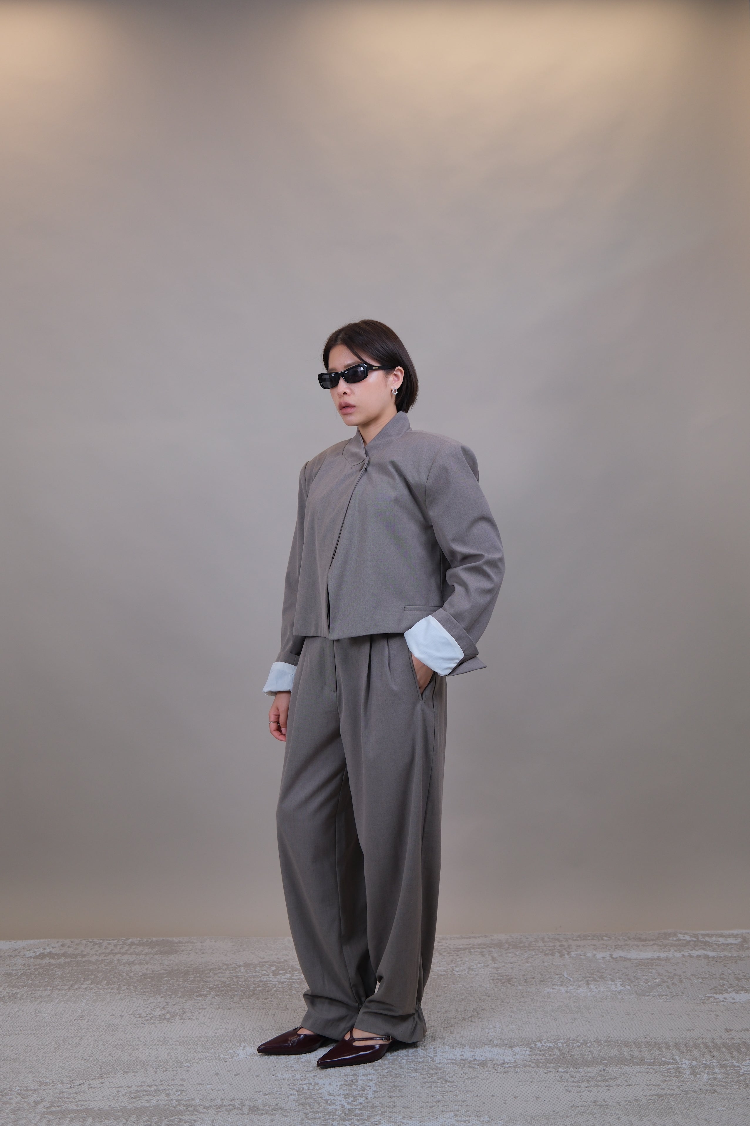 Muse Tailored Crop Jacket