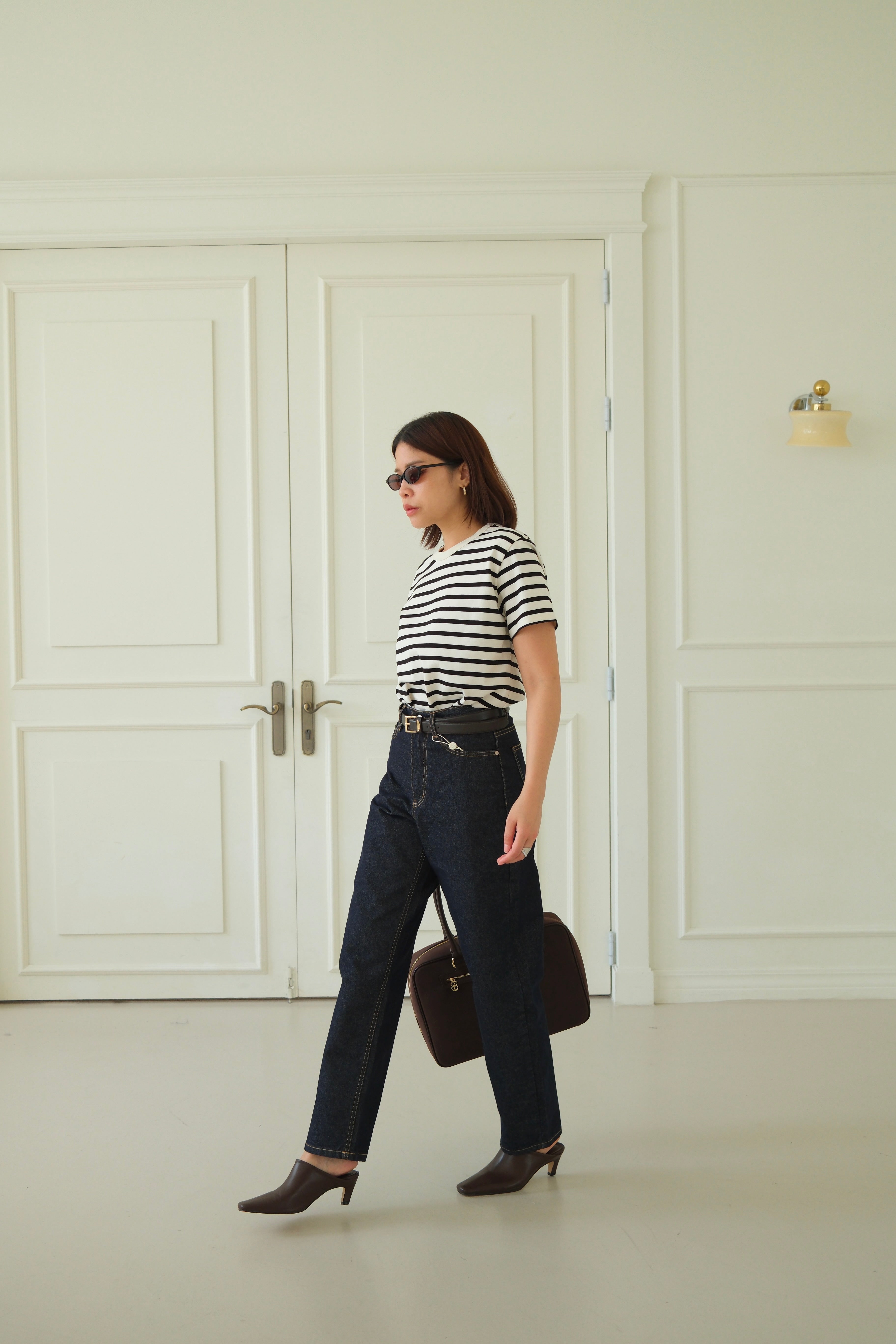 Edith high-rise vintage straight jeans