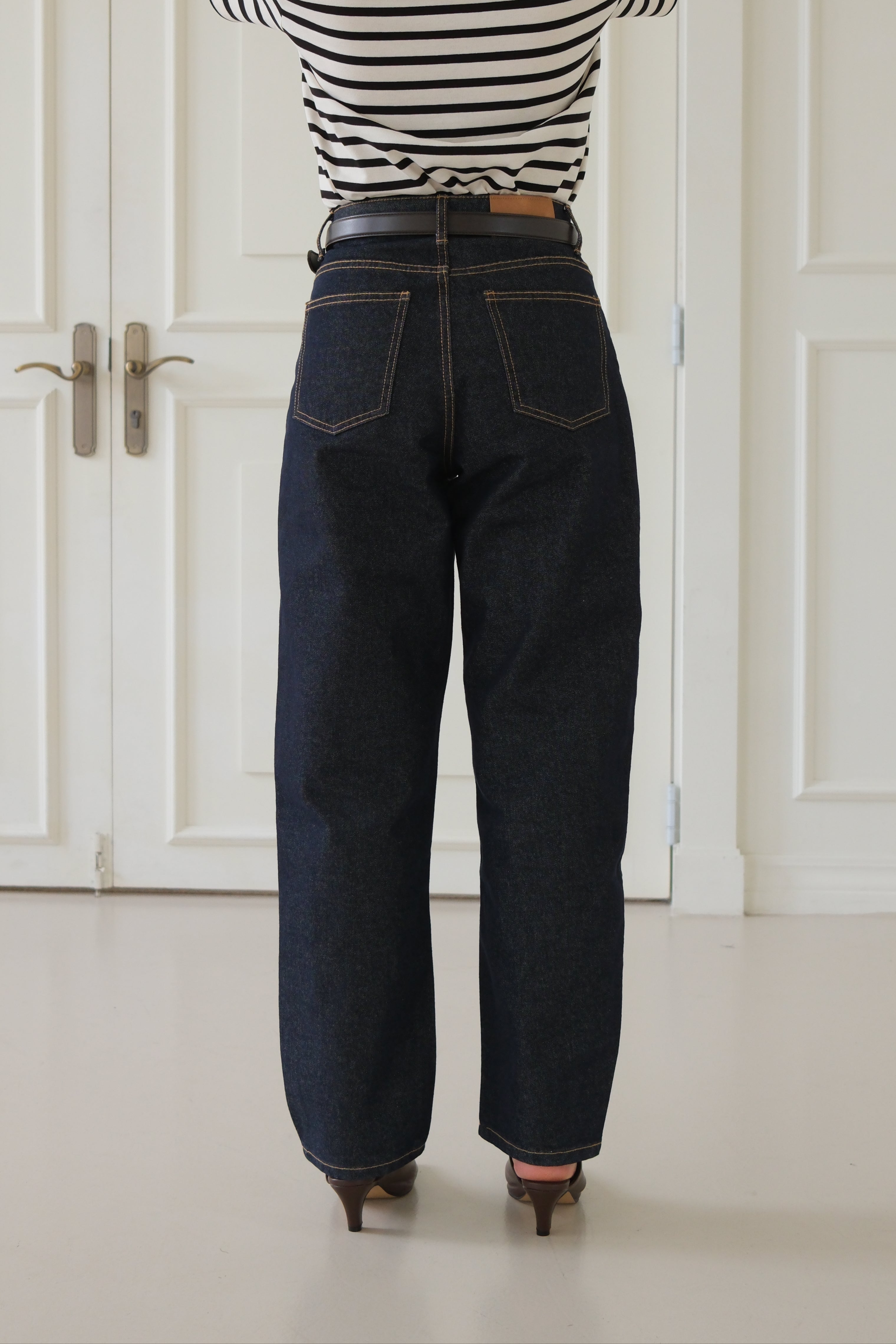 Edith high-rise vintage straight jeans