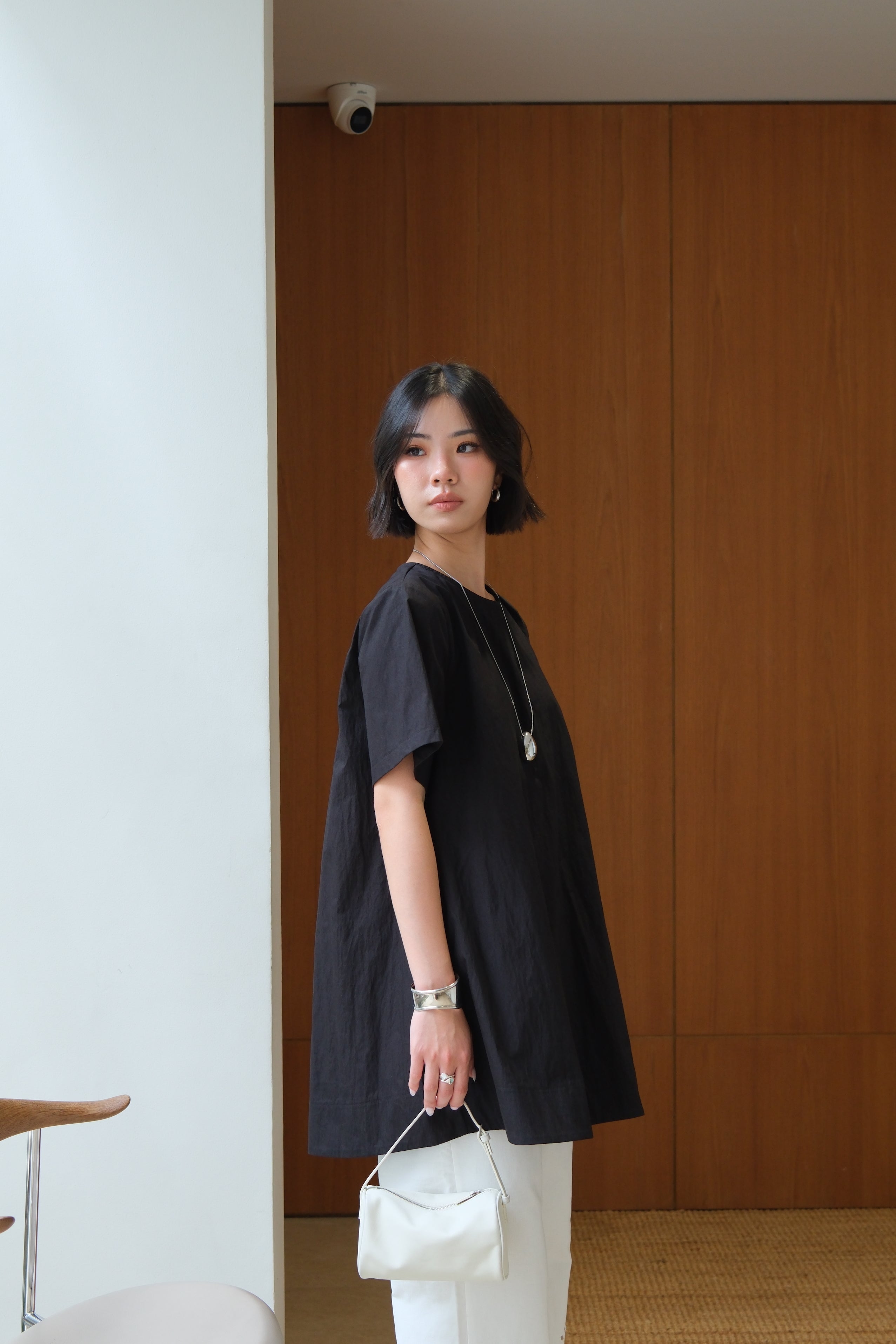 Preppy Short-Sleeve A-line Dress