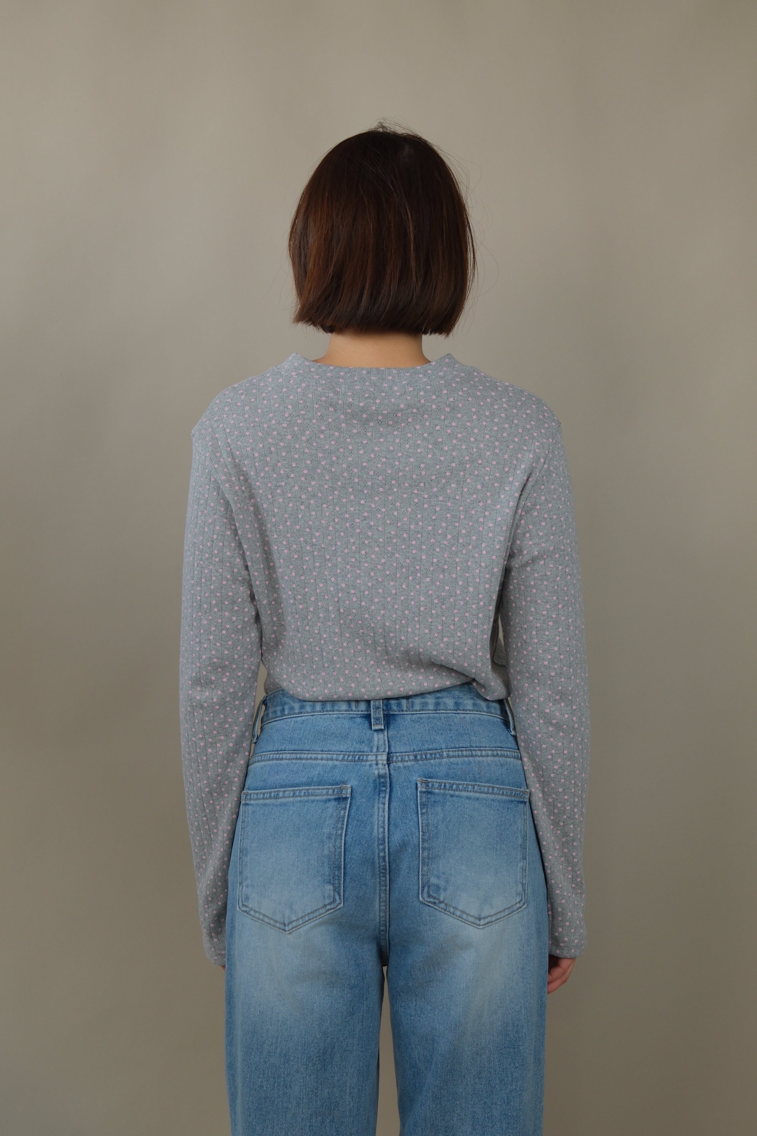 Lumi Floral Henley neck tee