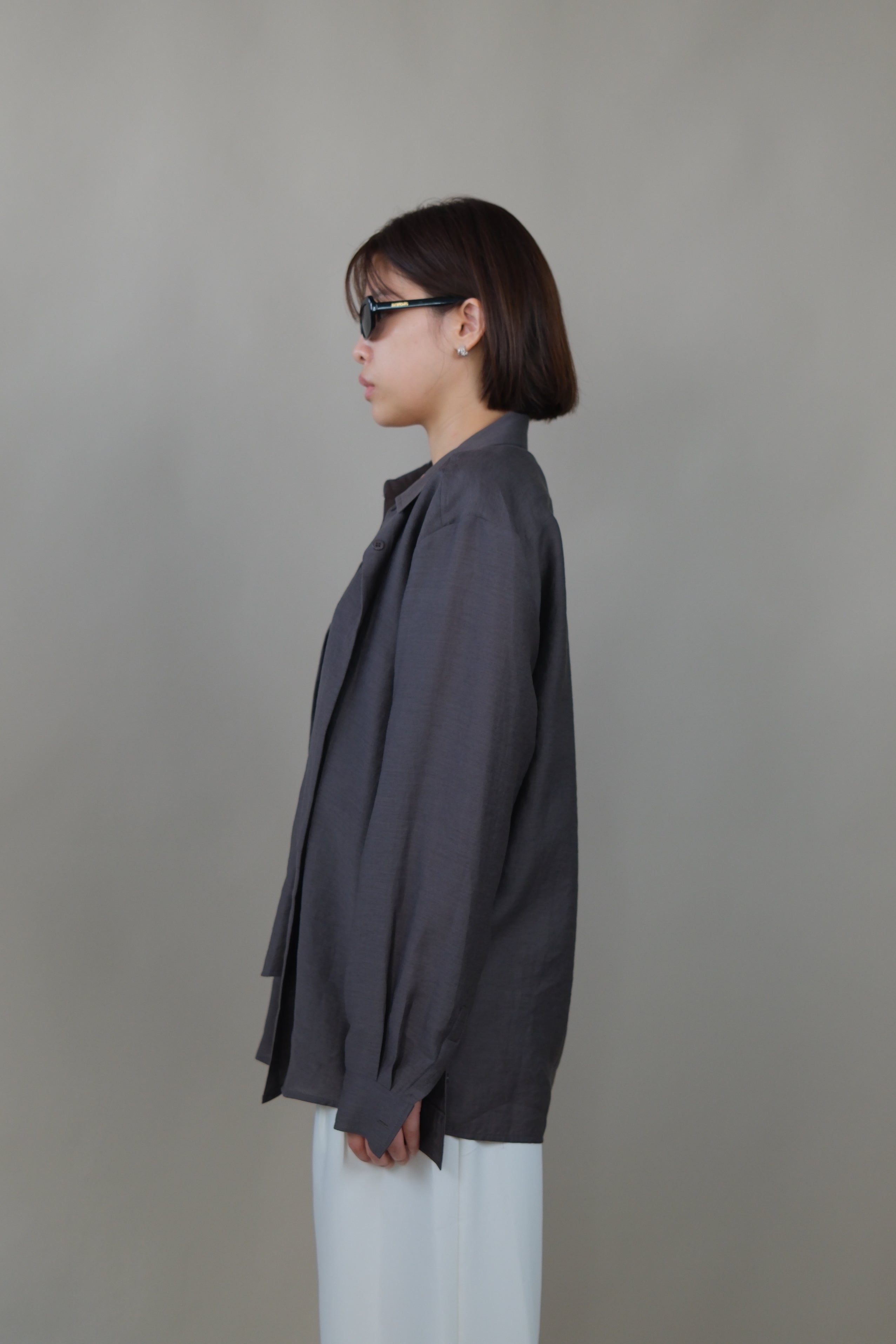 Ashley double layer sheer shirt