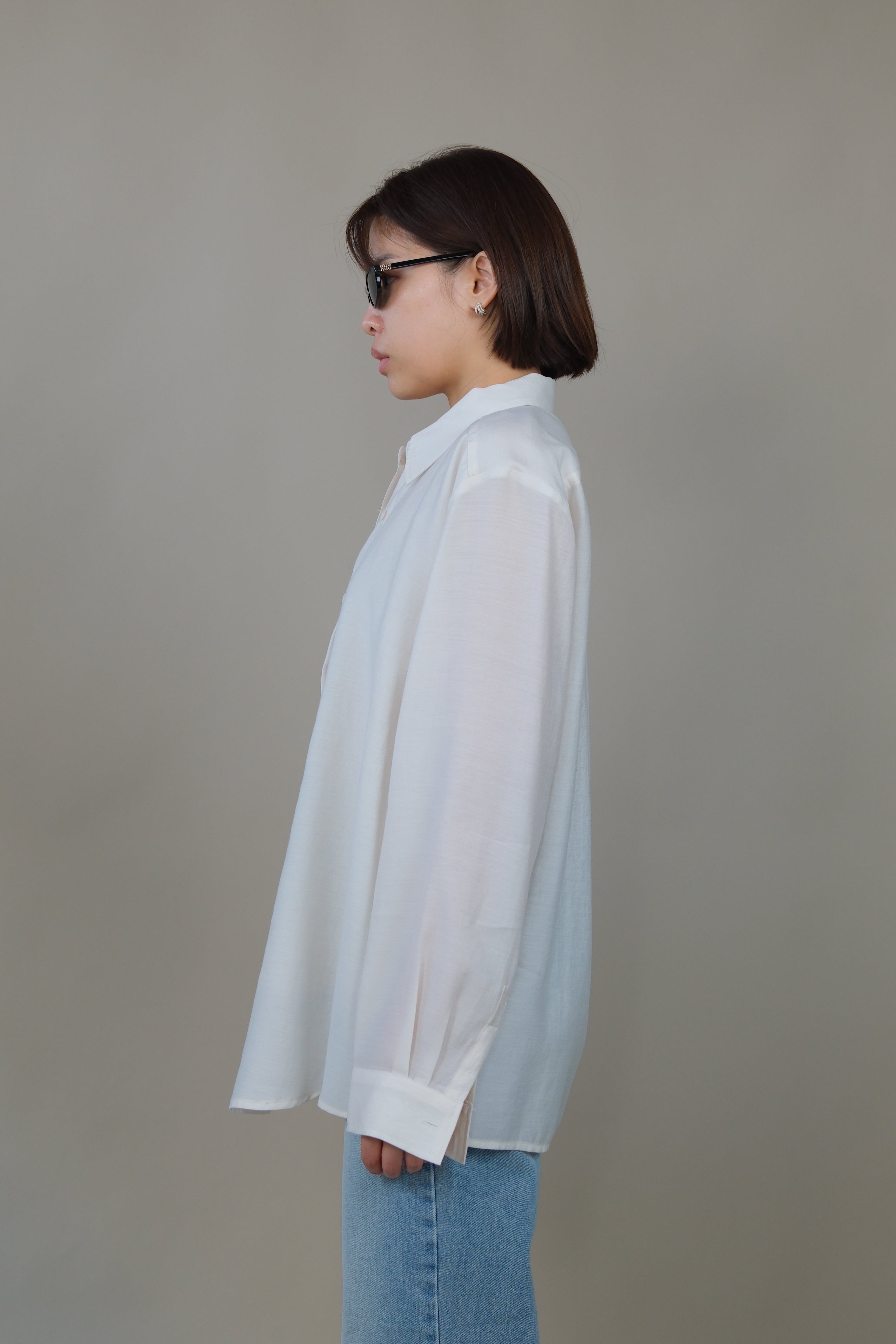 Ashley double layer sheer shirt