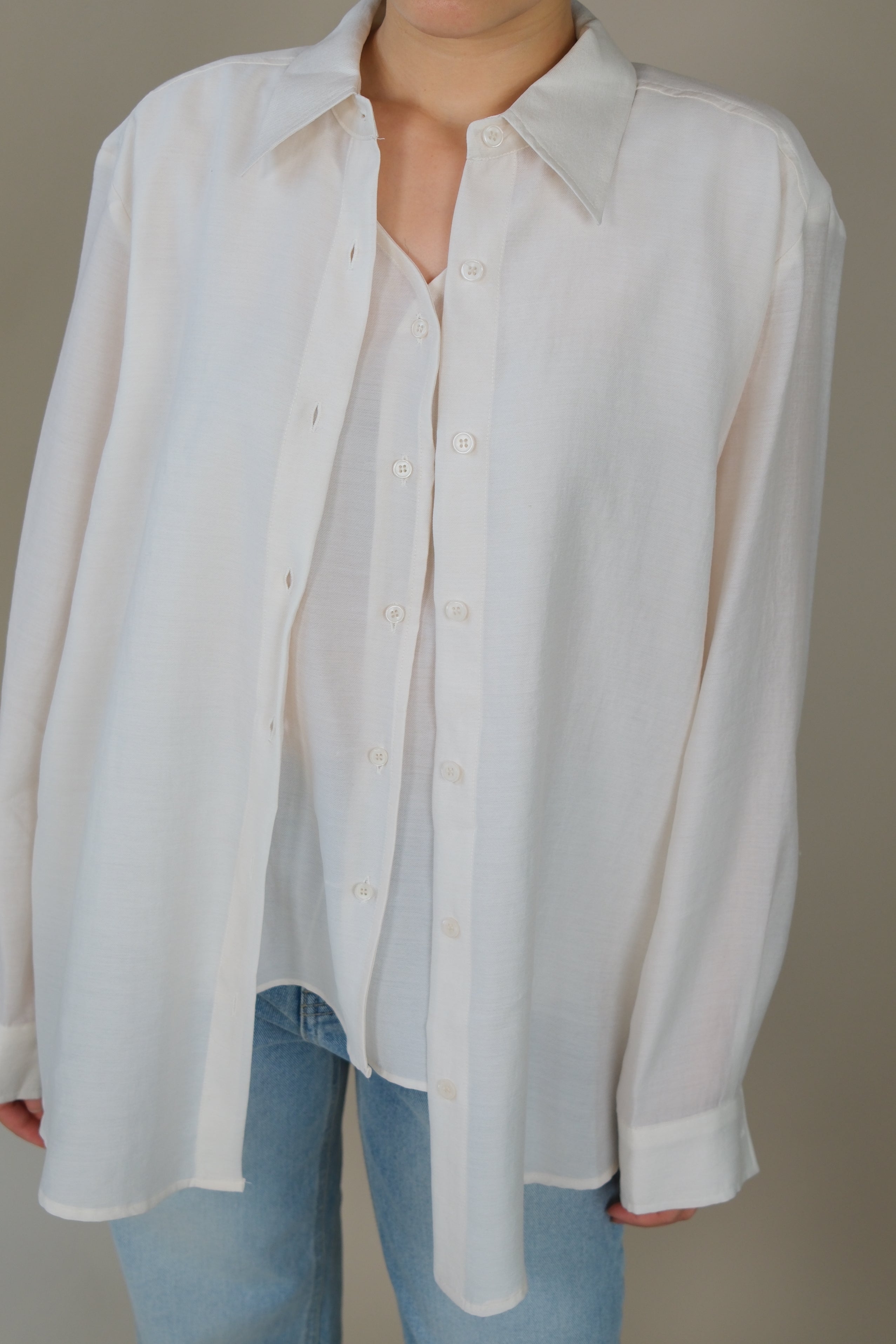 Ashley double layer sheer shirt
