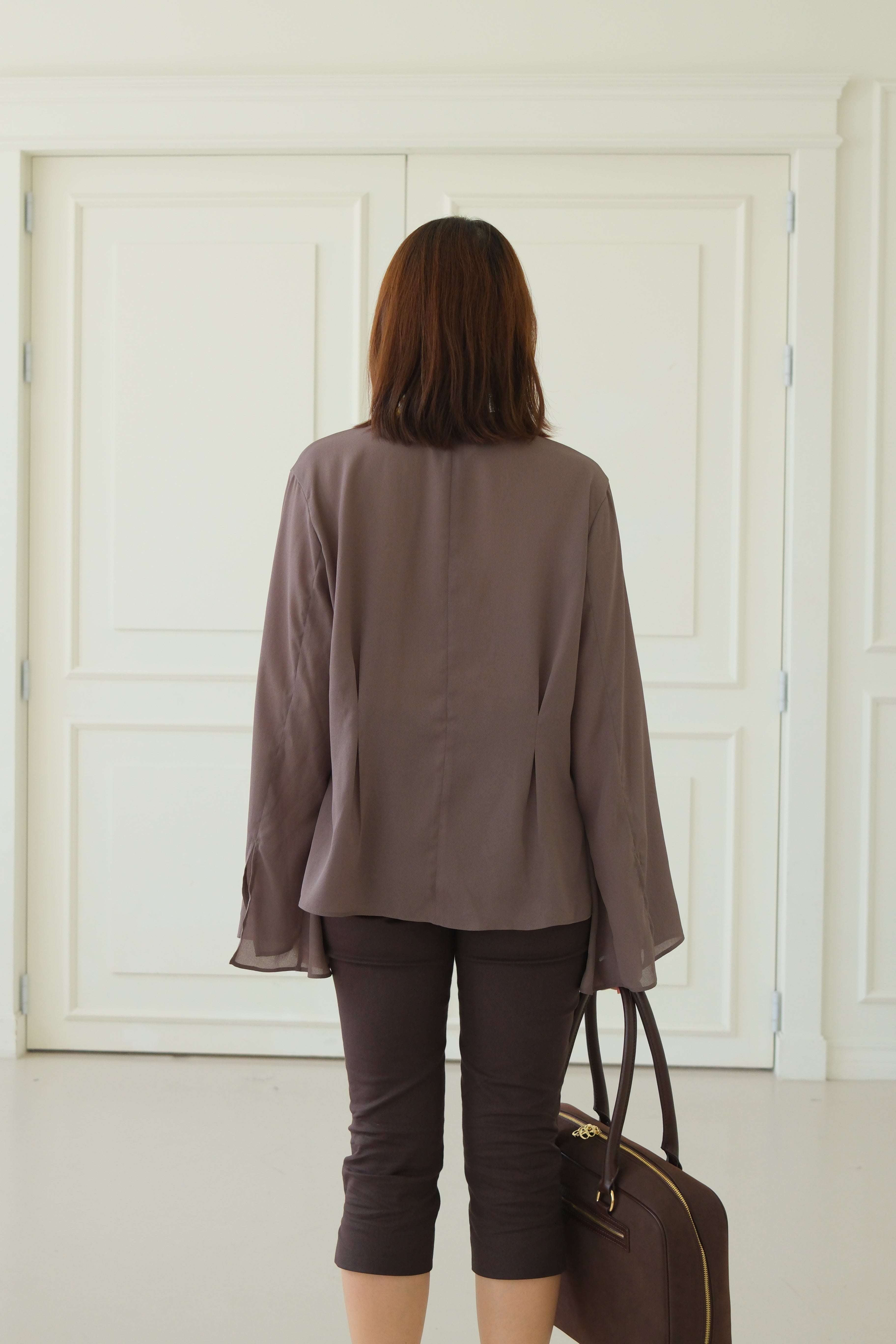 boho sheer blouse