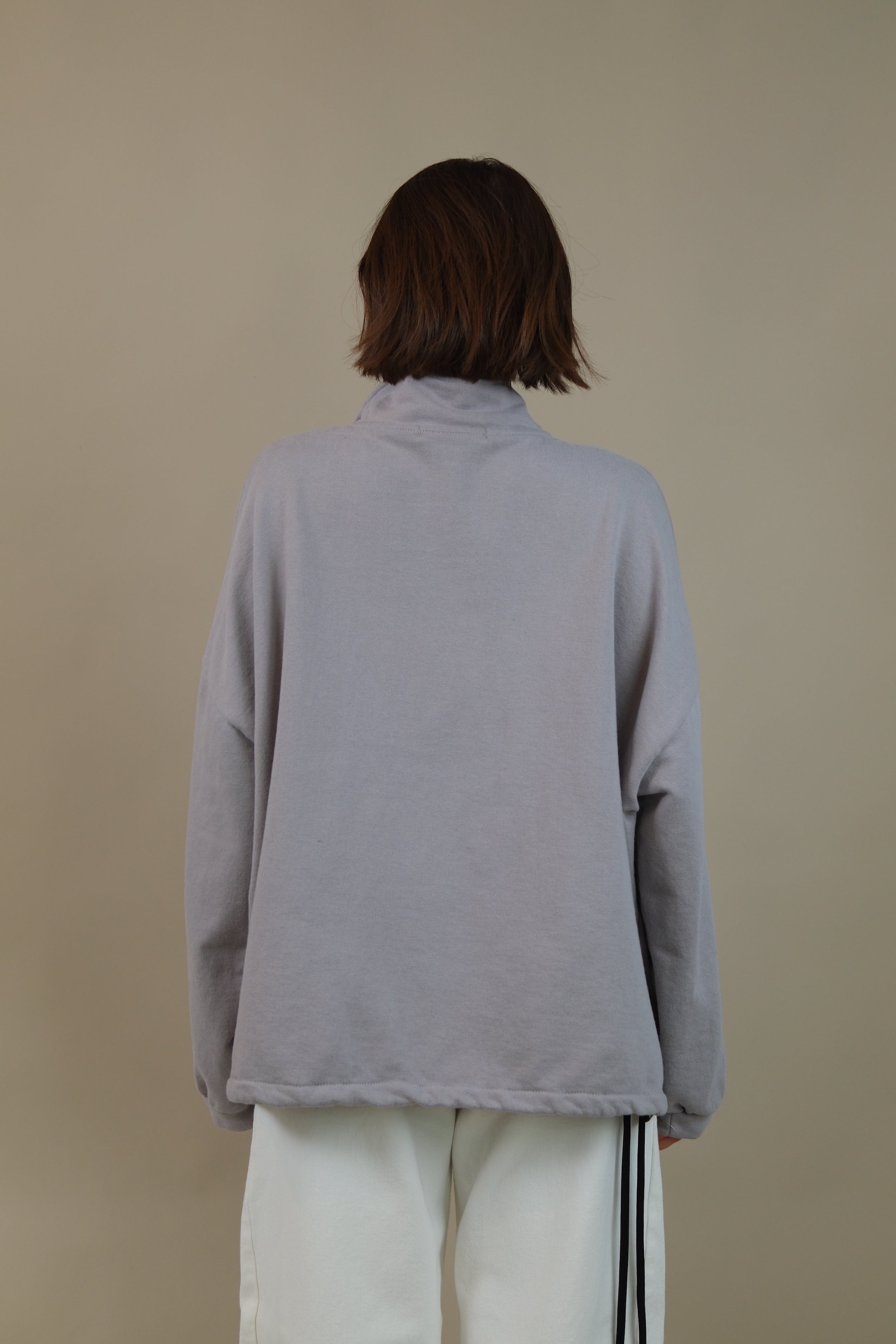 OHIO half zip mock neck sweatshirt