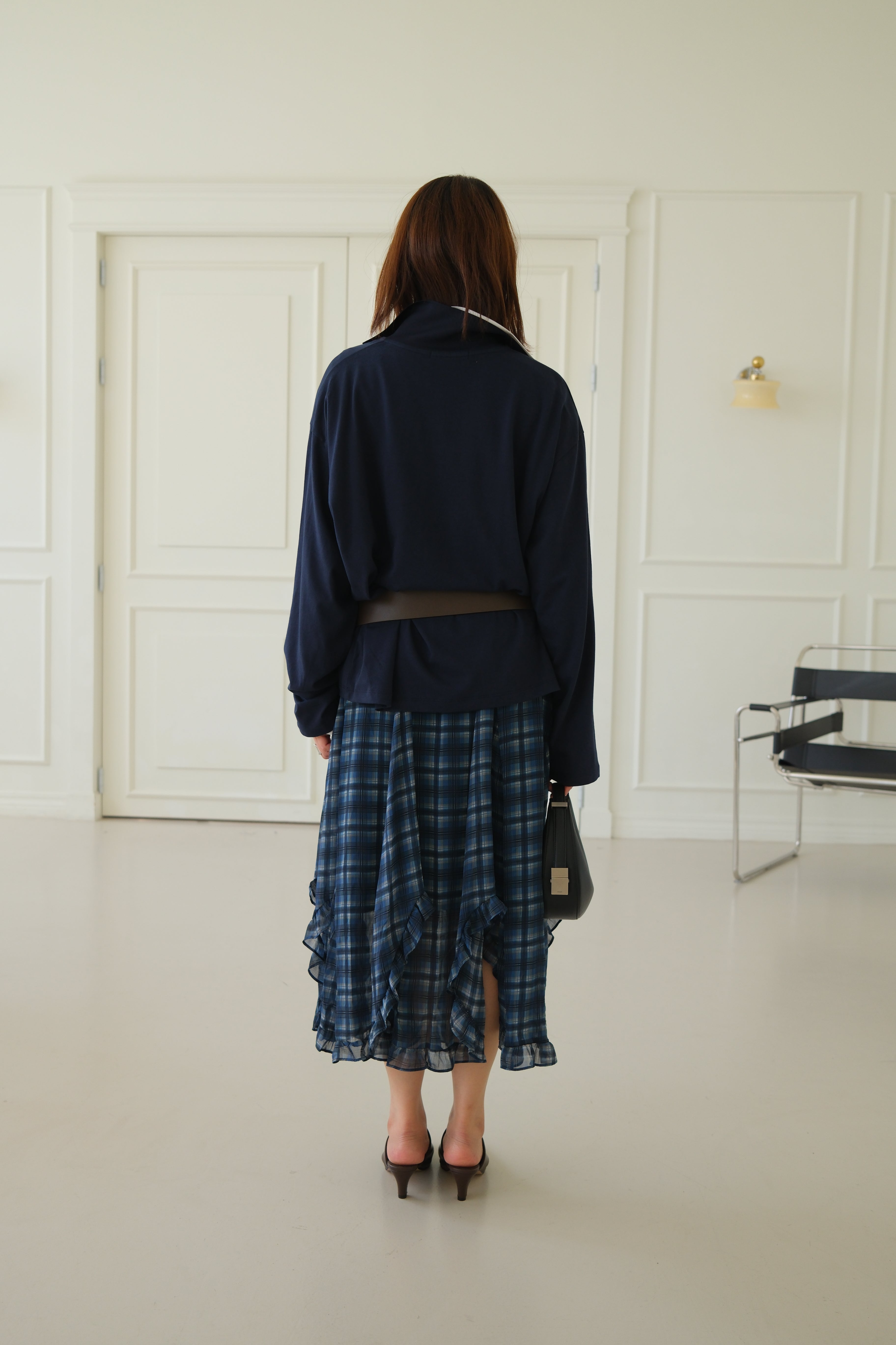 Barron plain polo boxy tee