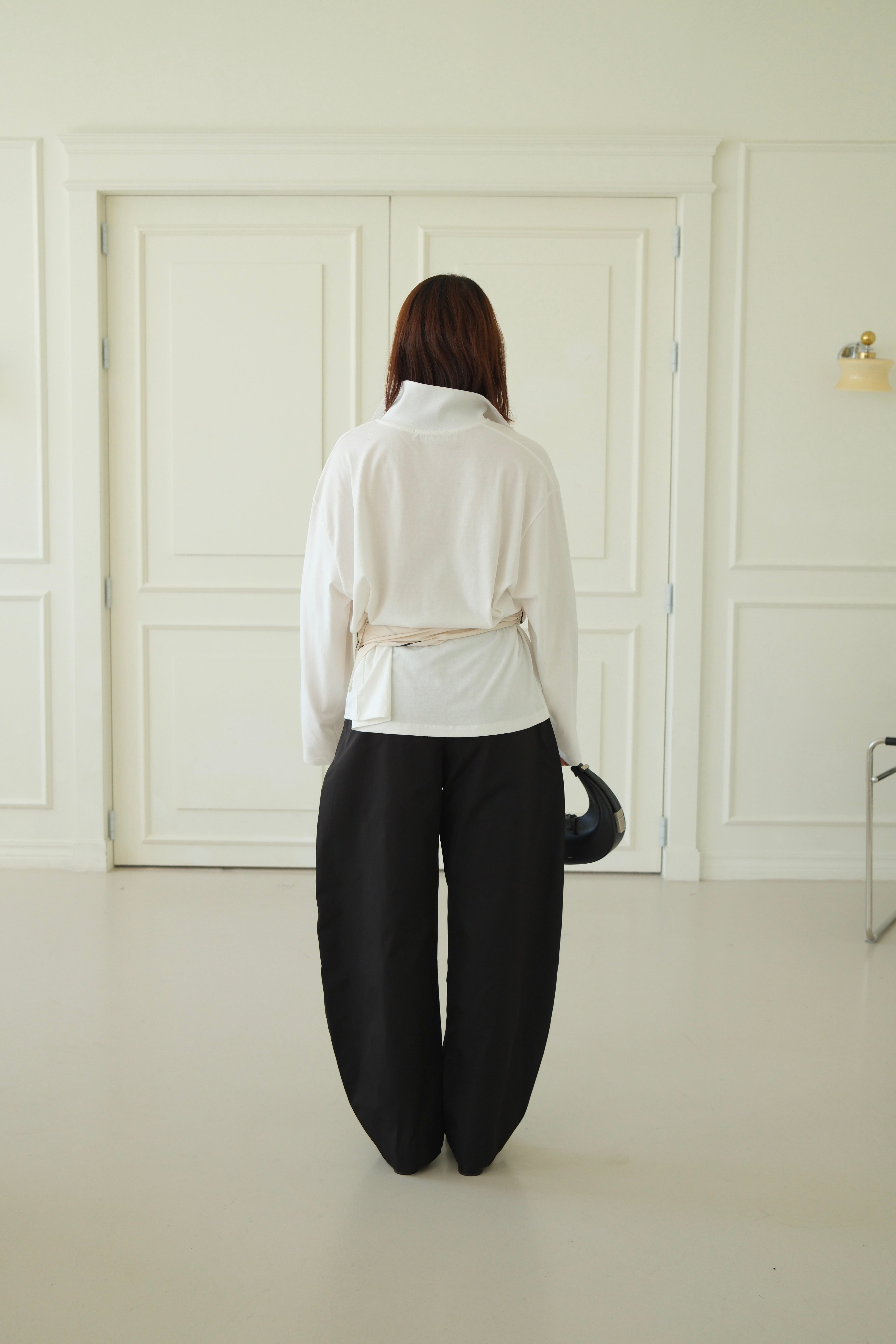 Barron plain polo boxy tee