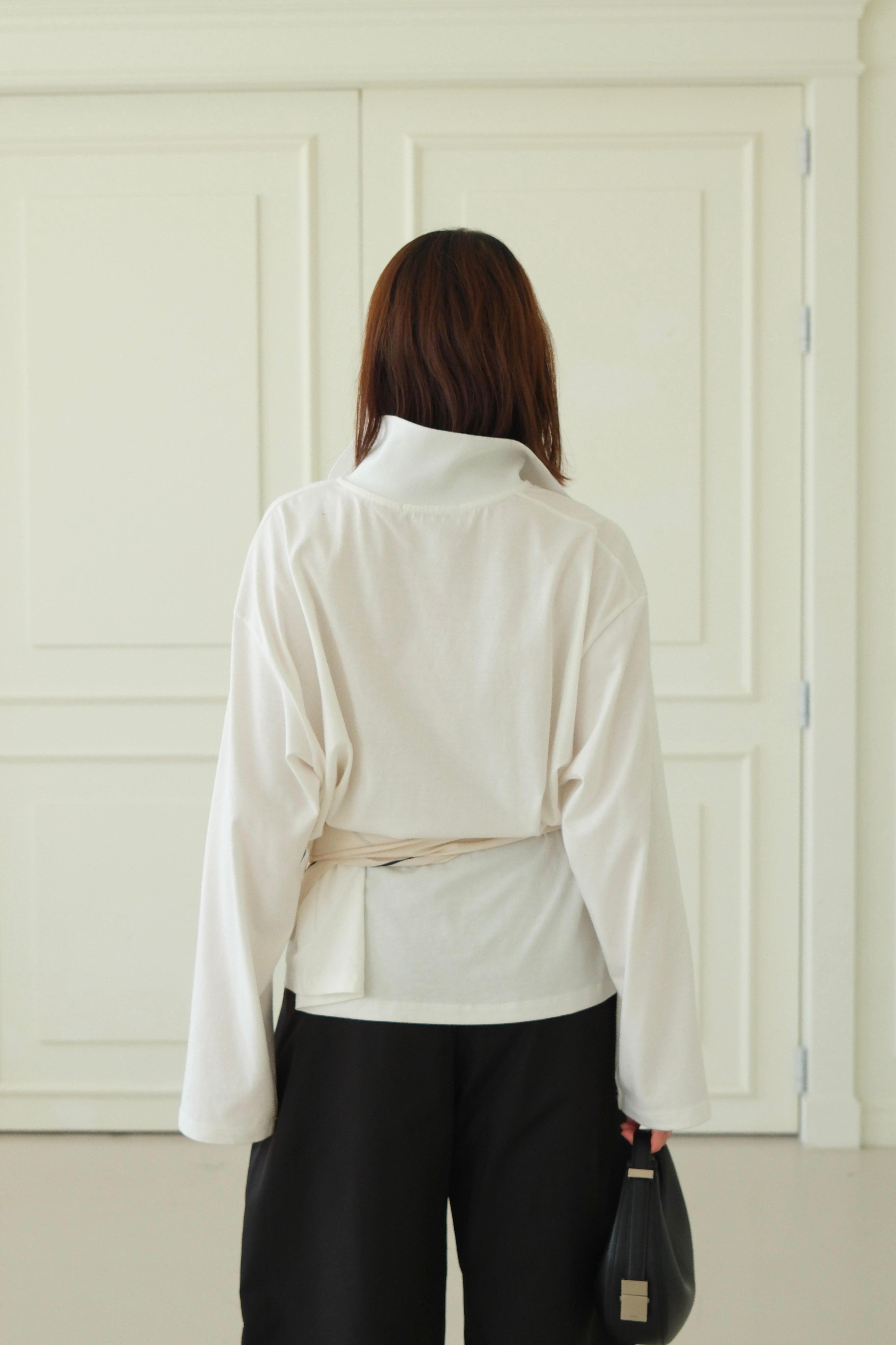 Barron plain polo boxy tee