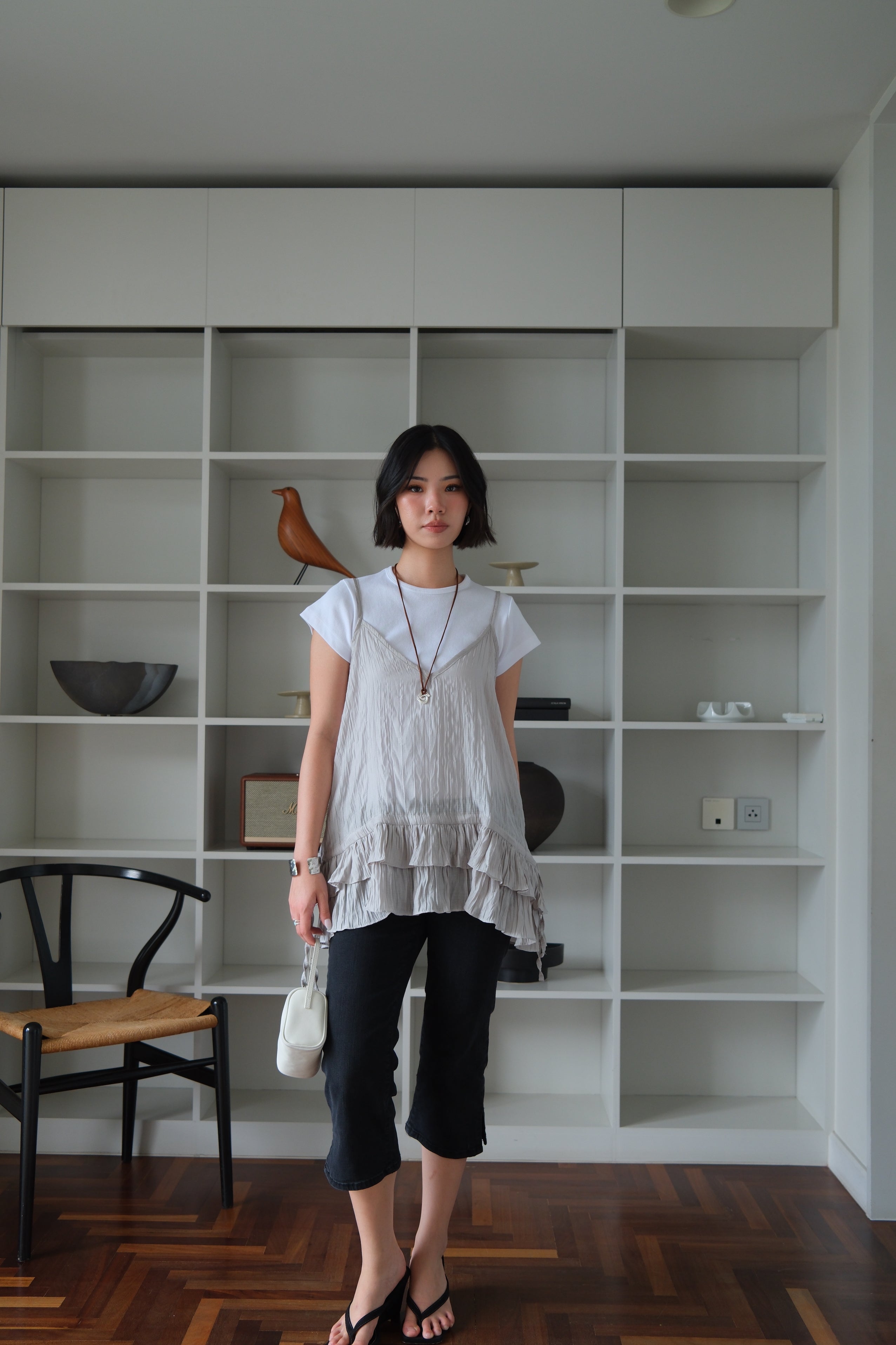 Miu Double Frill Cami