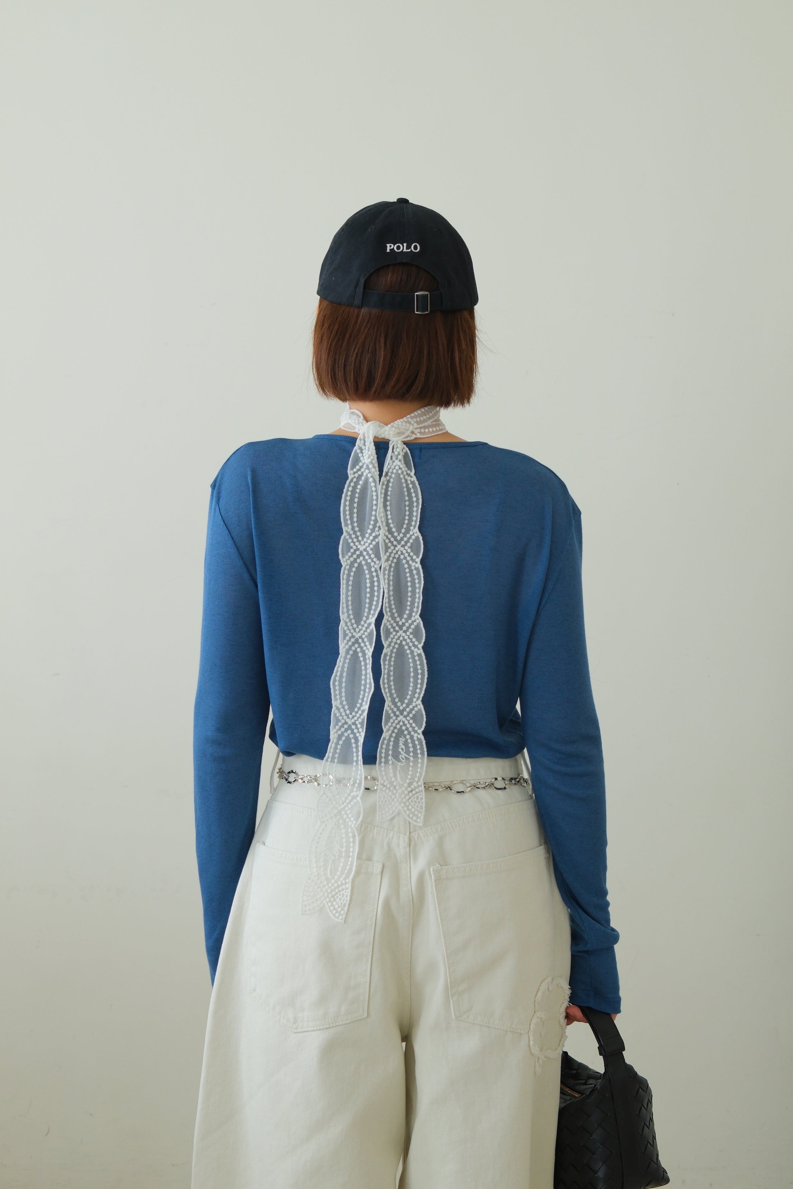 Tencel Crew Neck Long Sleeve Tee