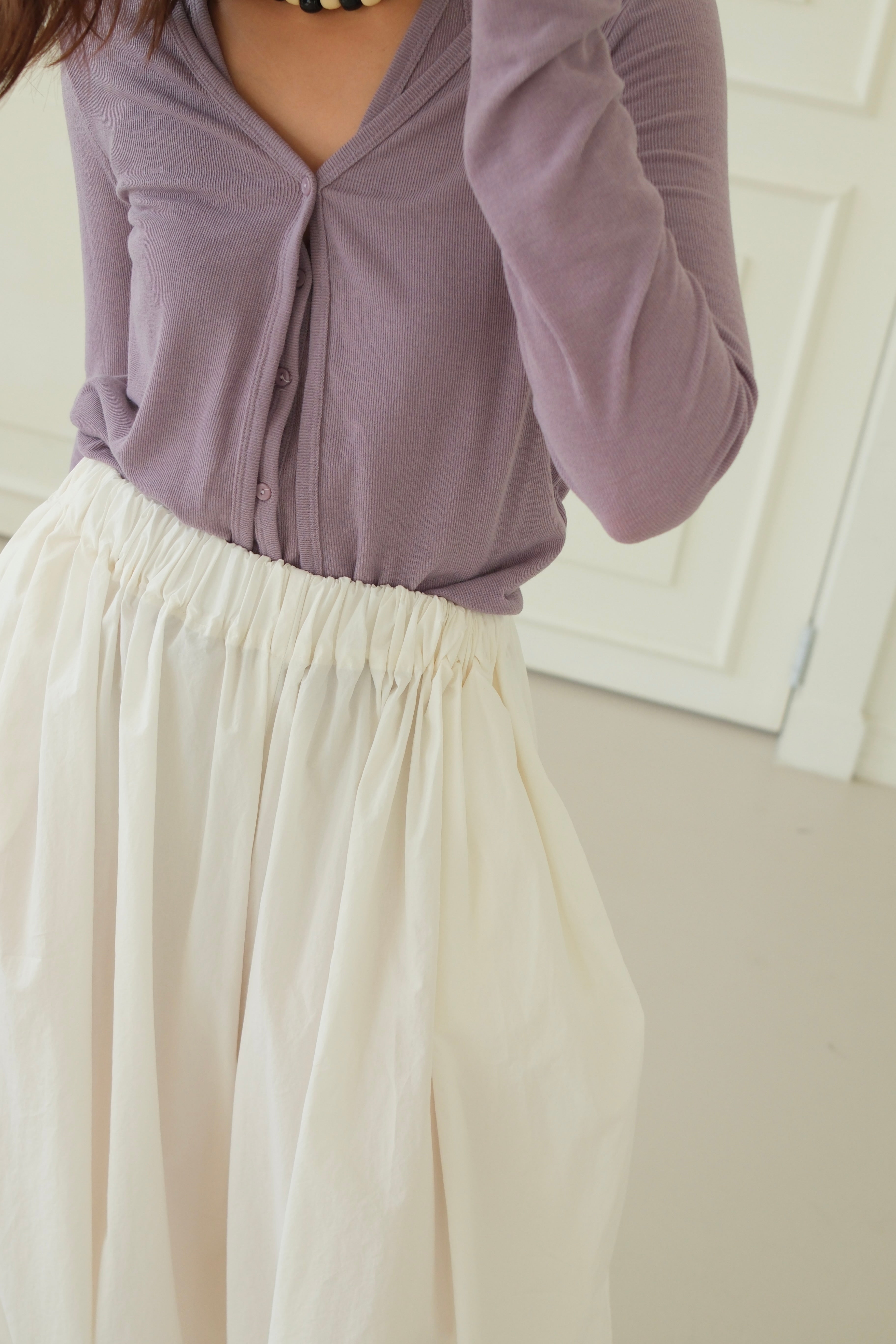 elasticated waist balloon parachute pants