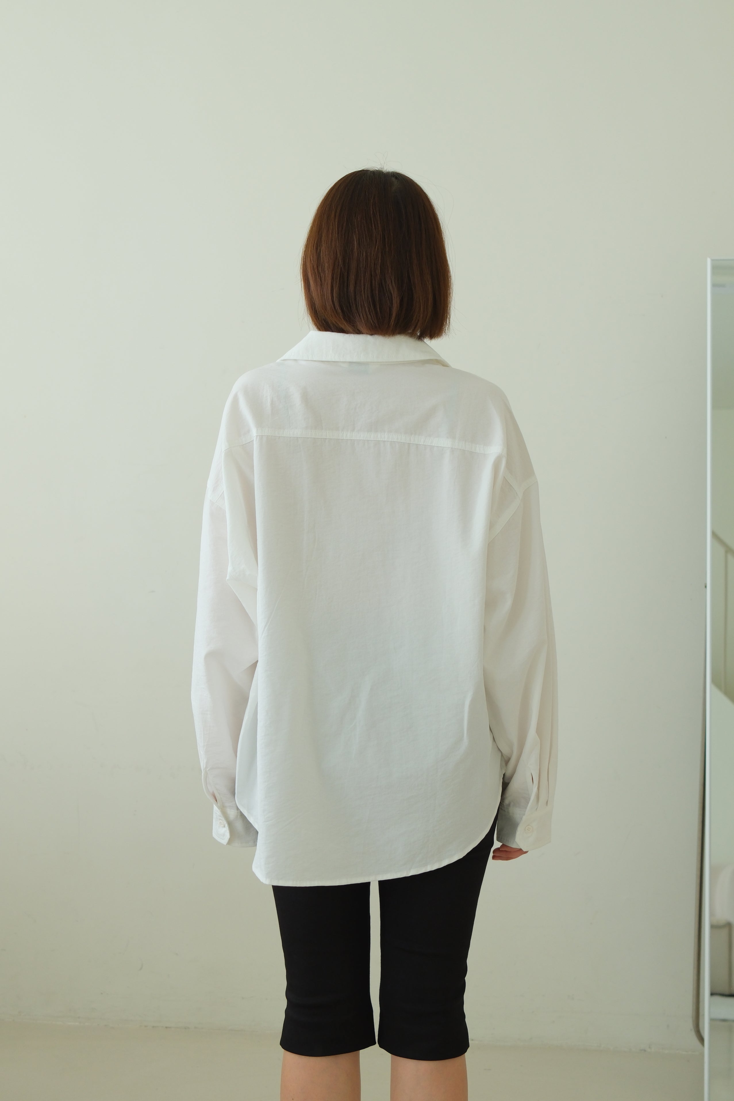 Kanne Layered Shirt with Deep V Overlay
