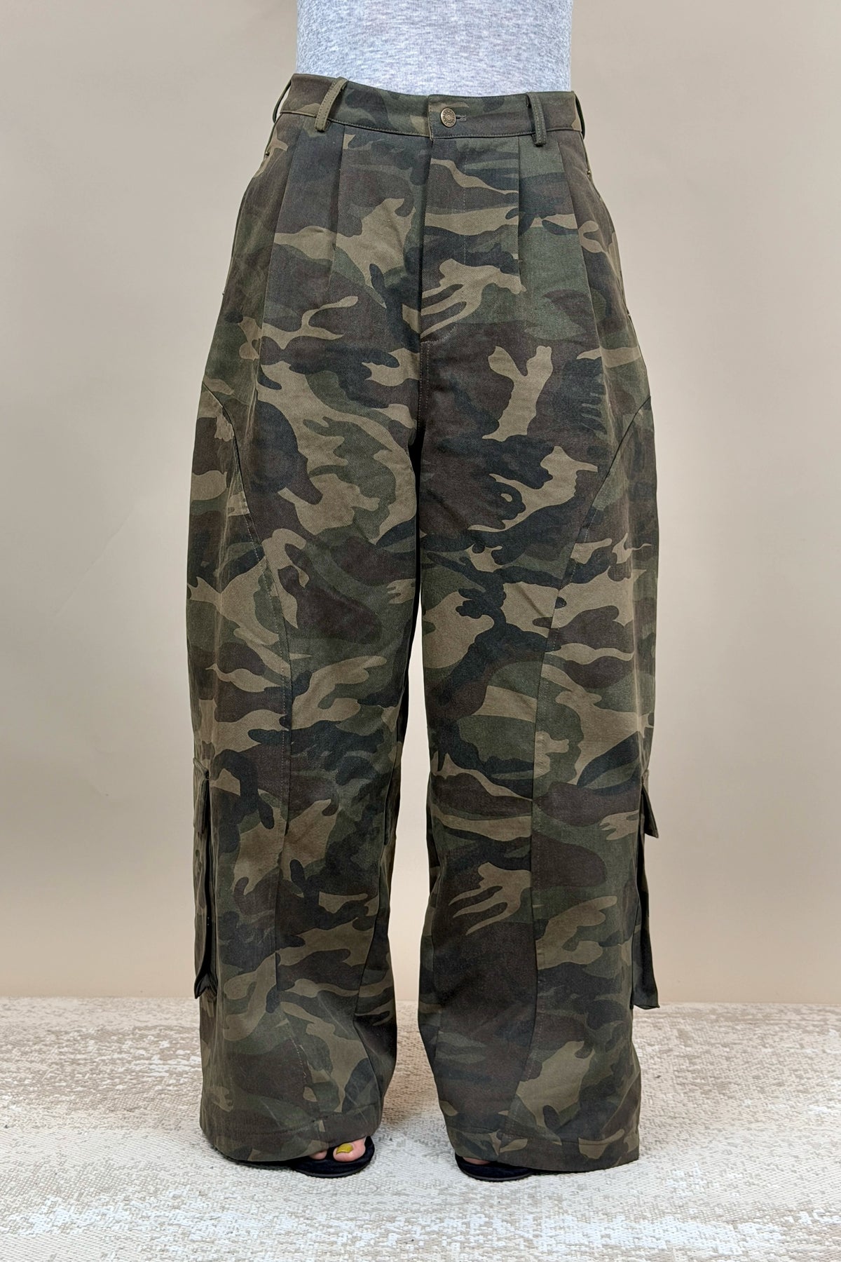 Ryder Camo Barrel Pants