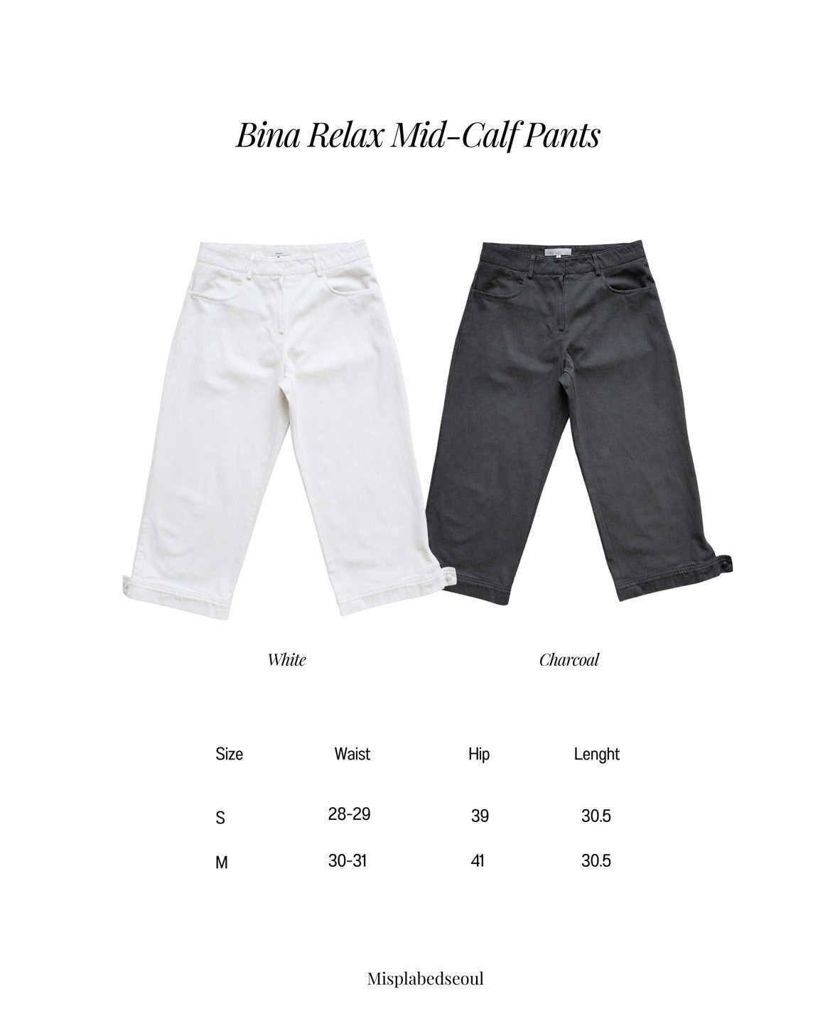 Bina Relax Mid-Calf Pants