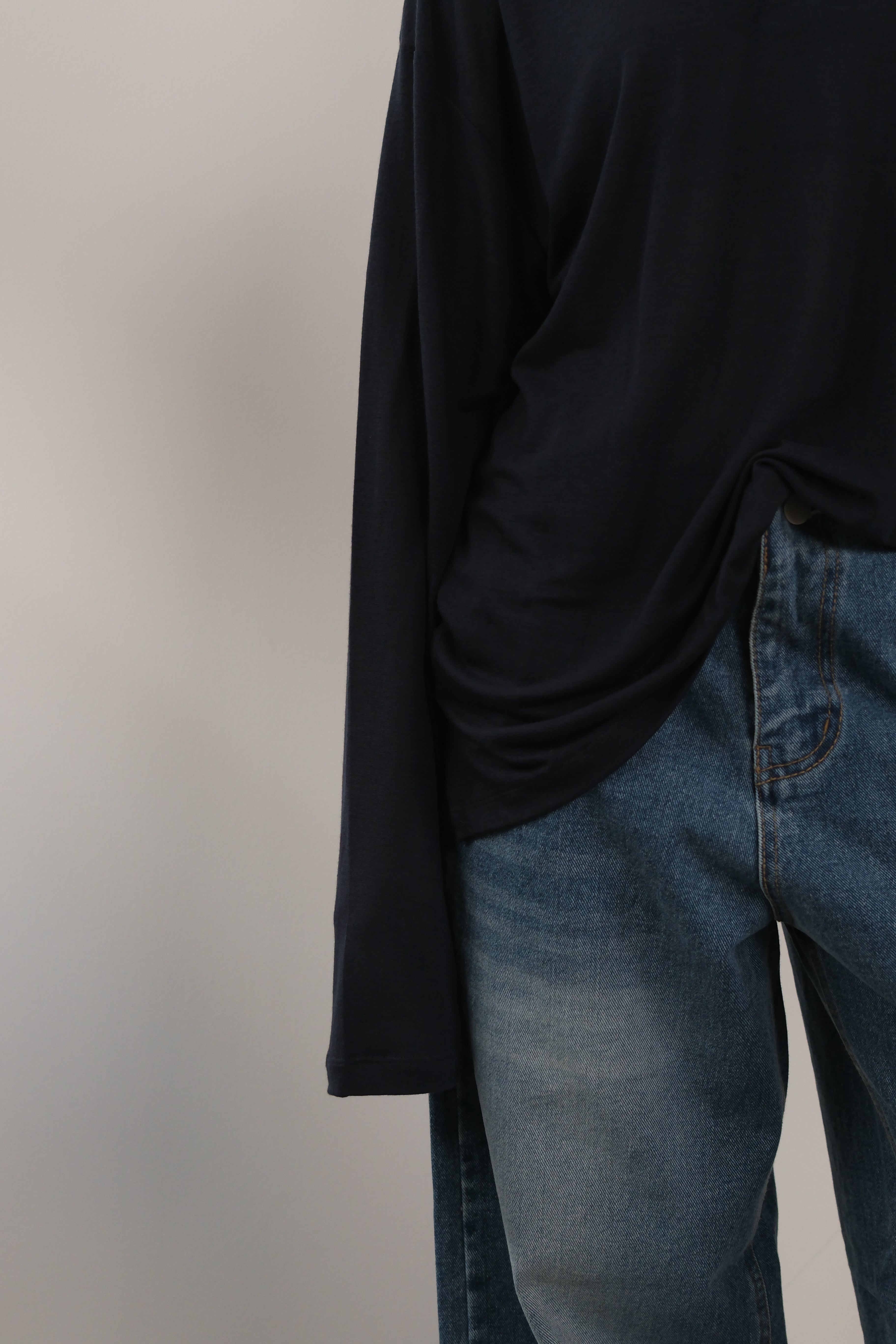 Lightweight polo longsleeve soft tee