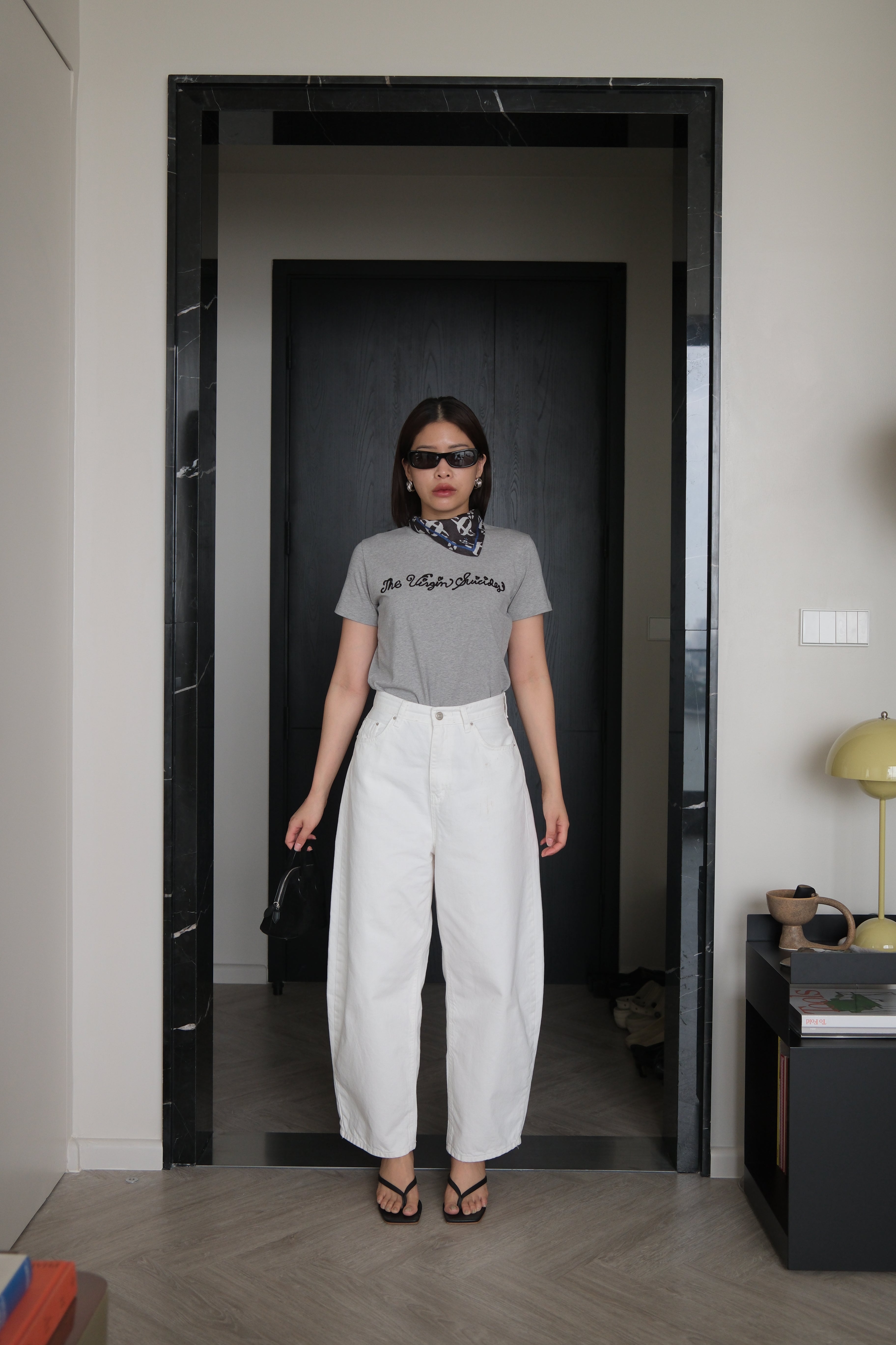 Kate high-rise barrel leg jeans