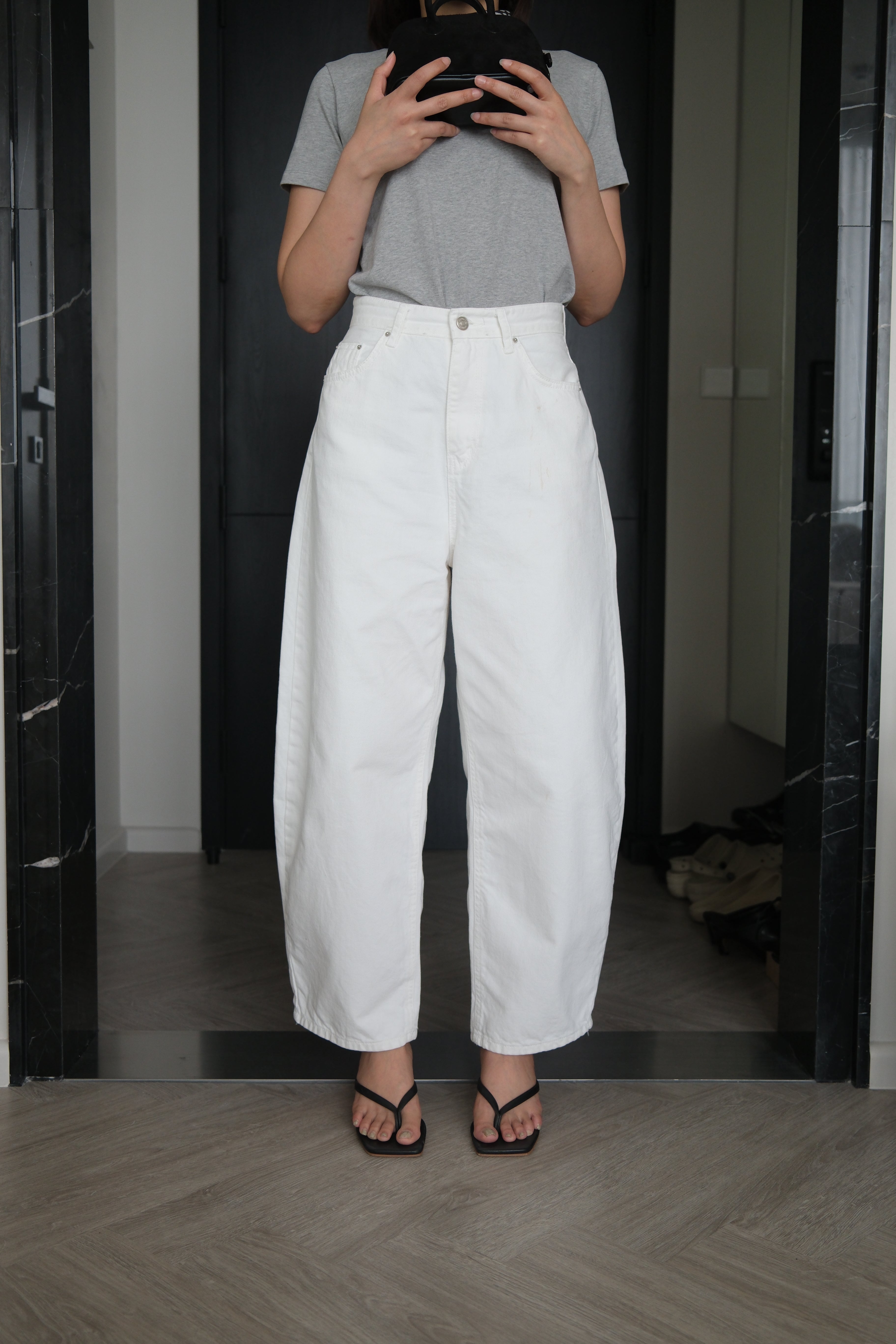 Kate high-rise barrel leg jeans