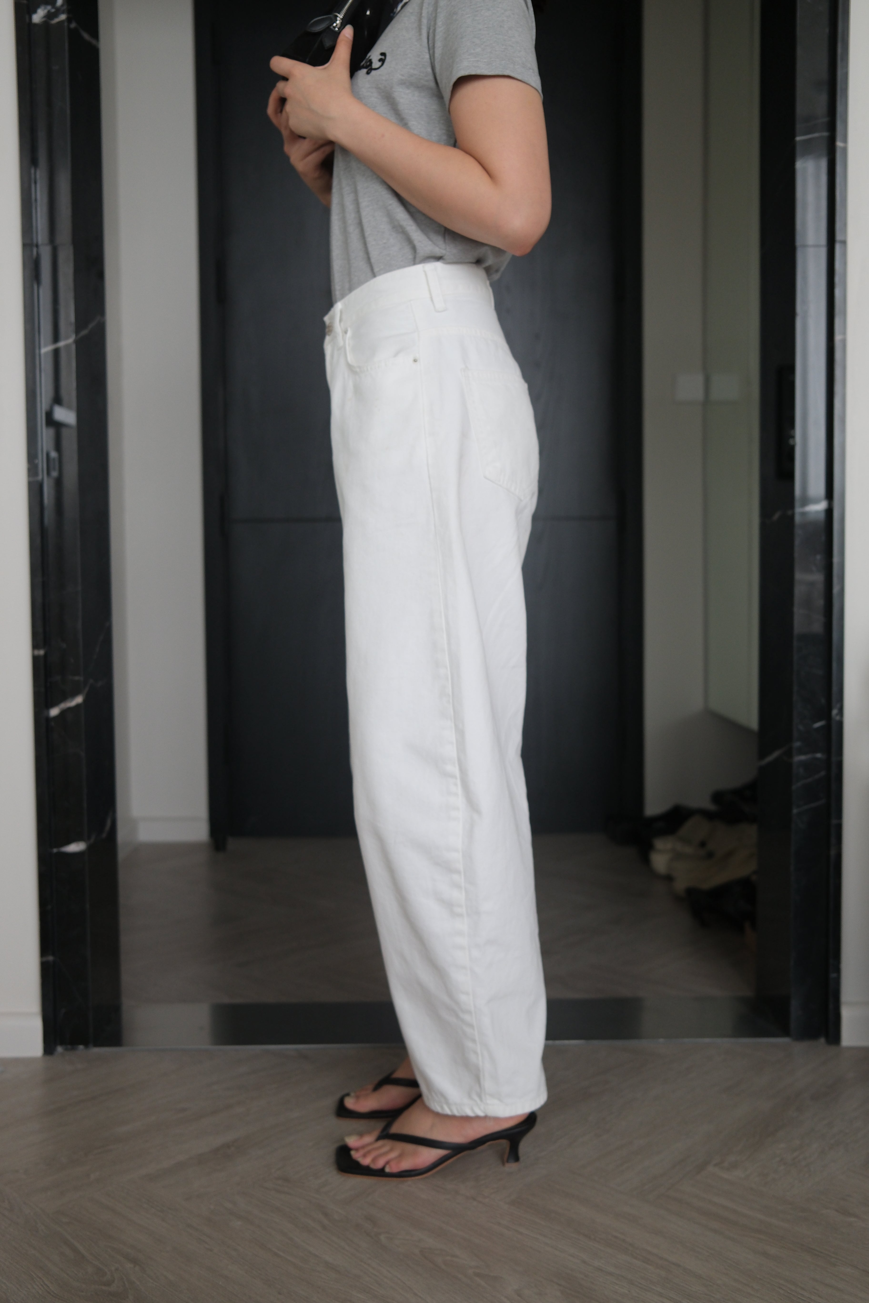 Kate high-rise barrel leg jeans